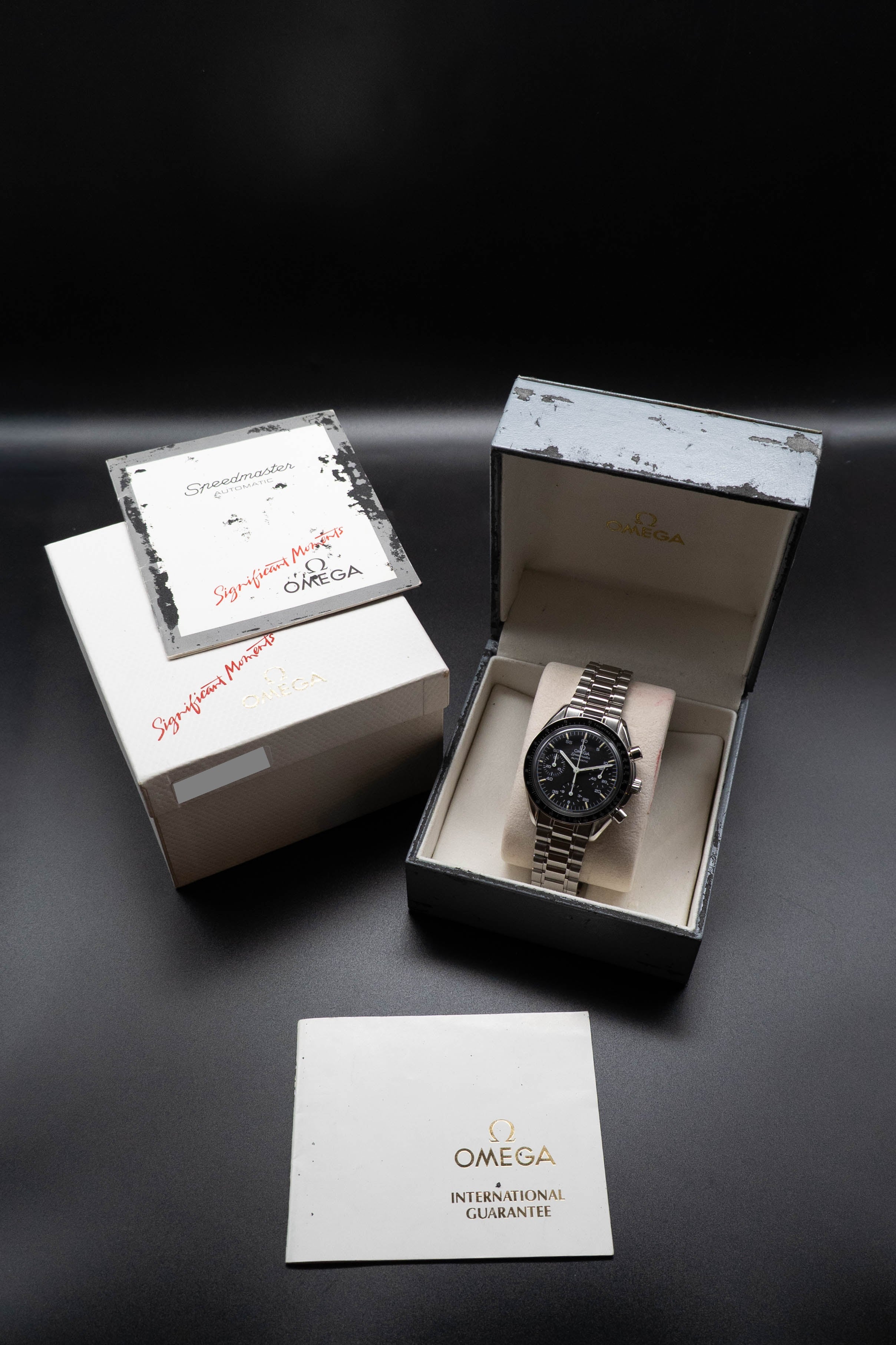 Omega Speedmaster Reduced 3510.50 Fullset 1990 Box+Papers