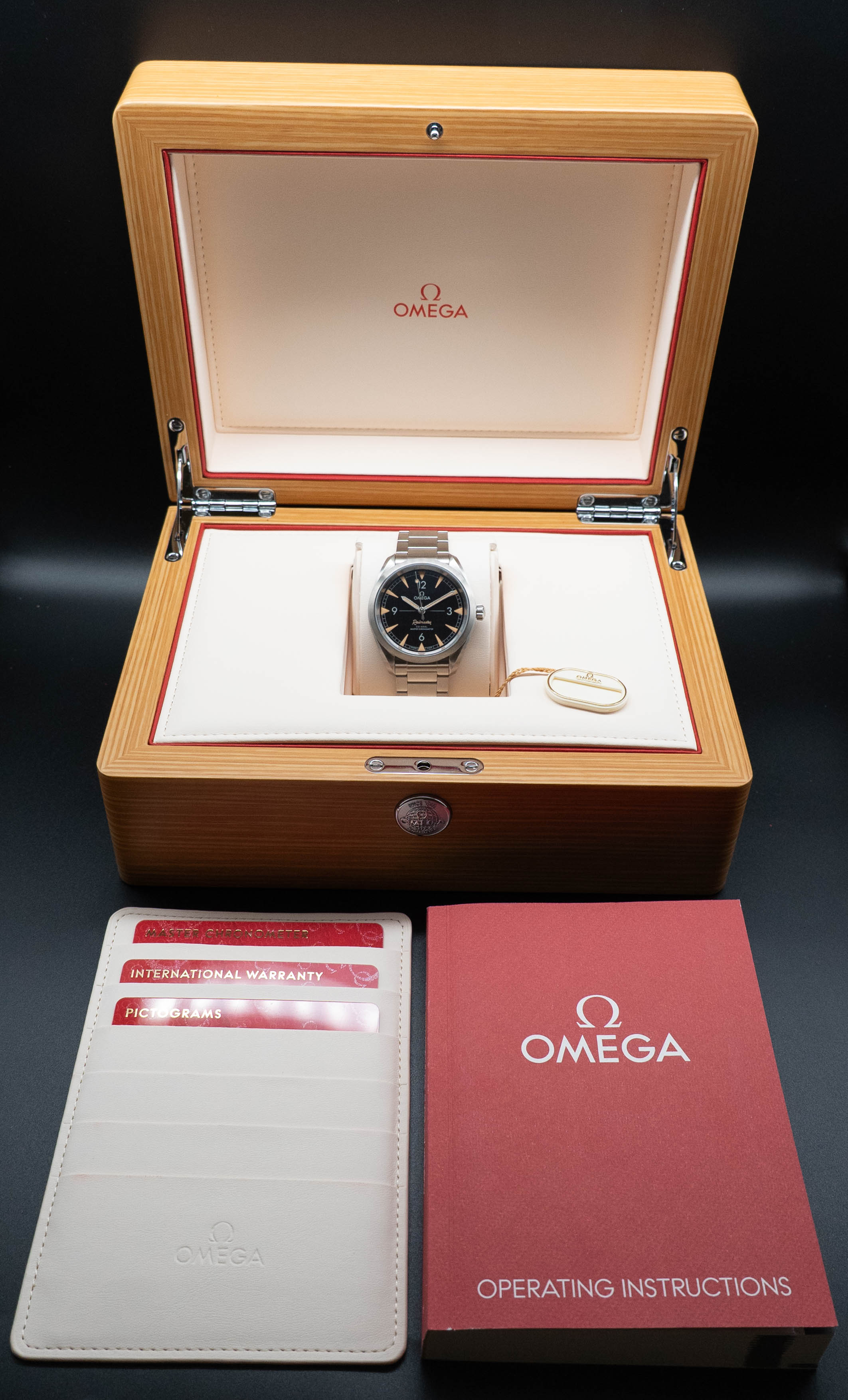 Omega Seamaster Railmaster 220.10.40.20.01.001 Fullset 2023 Box+Paper