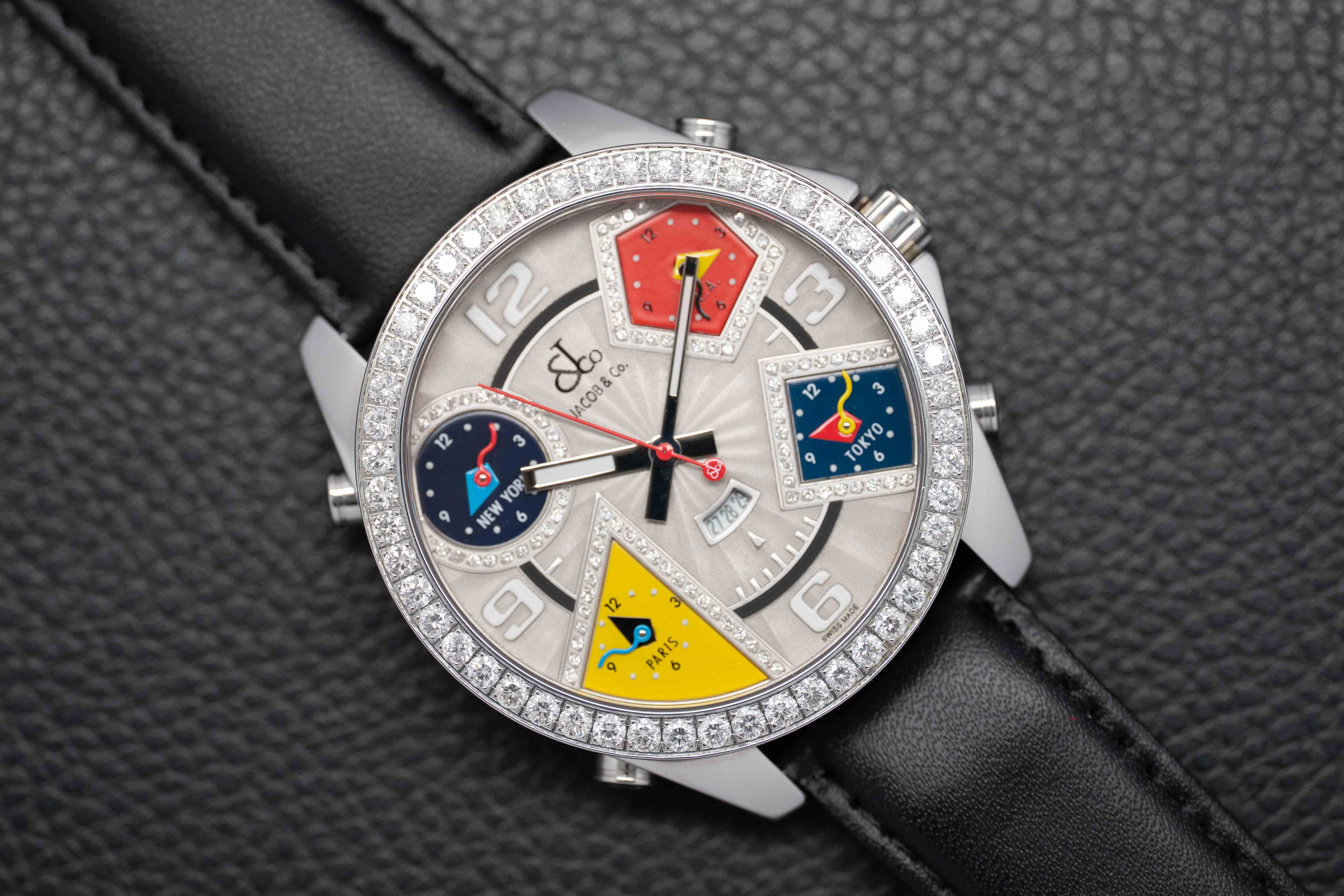 Jacob & CO 5 Time Zones A2490 Diamonds