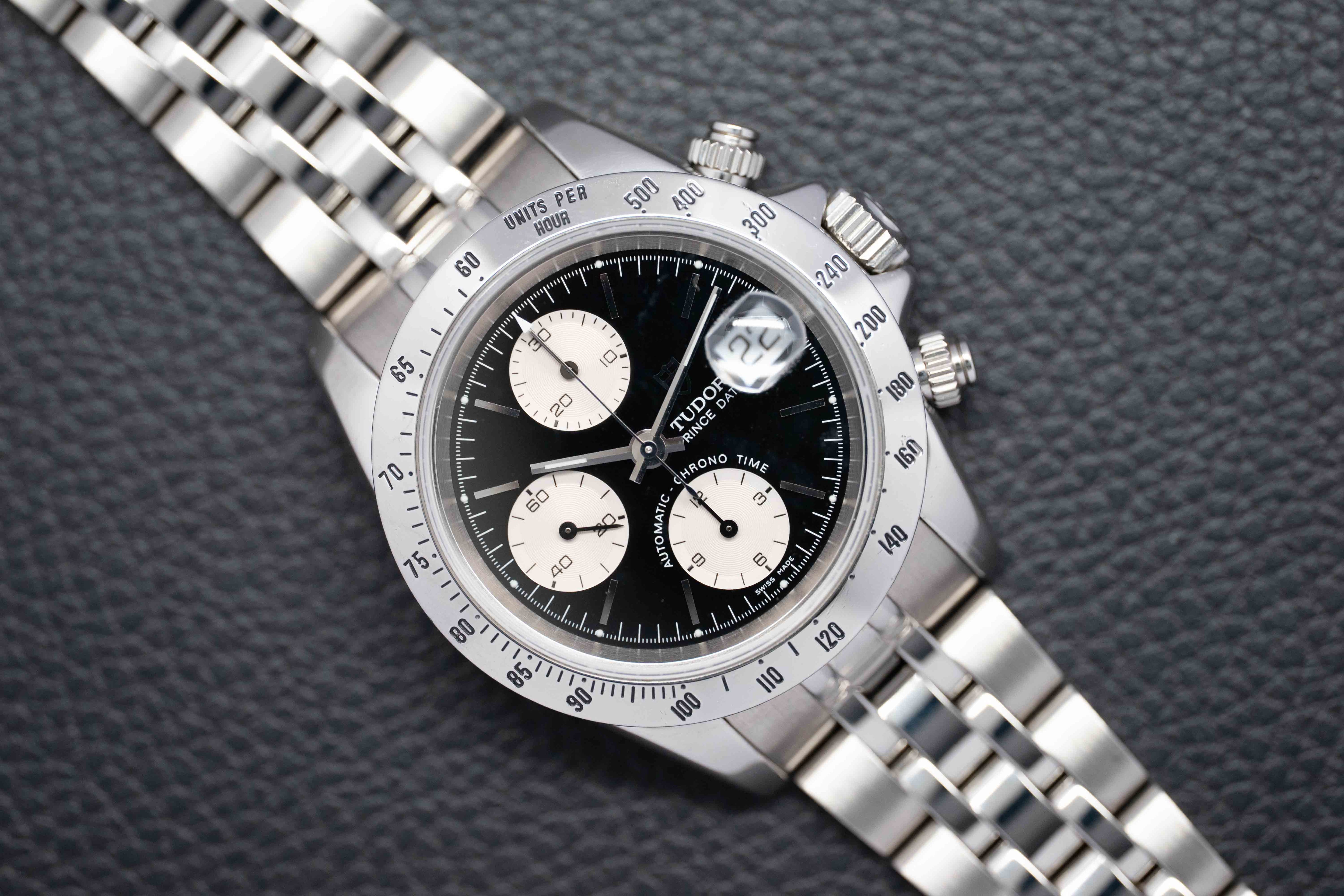 Tudor Oysterdate Small Block 79280 Silver Dial Papers 2003