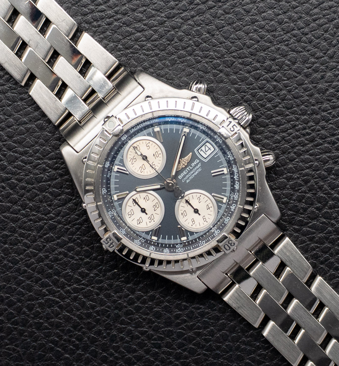 Breitling Chronomat A13350 Grey Dial 2000 Papers