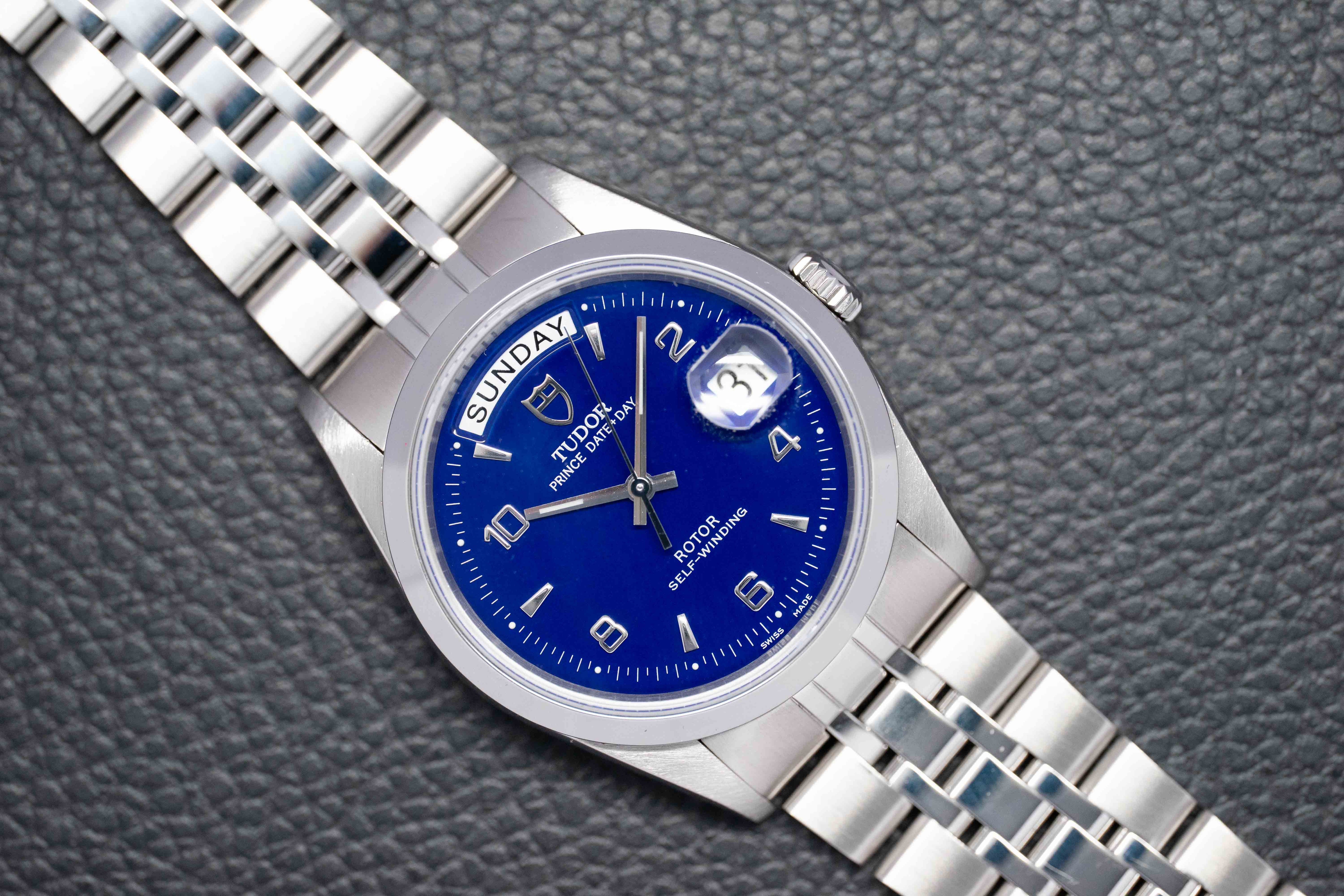 Tudor Prince Date-Day 76200 Blue Dial 2010