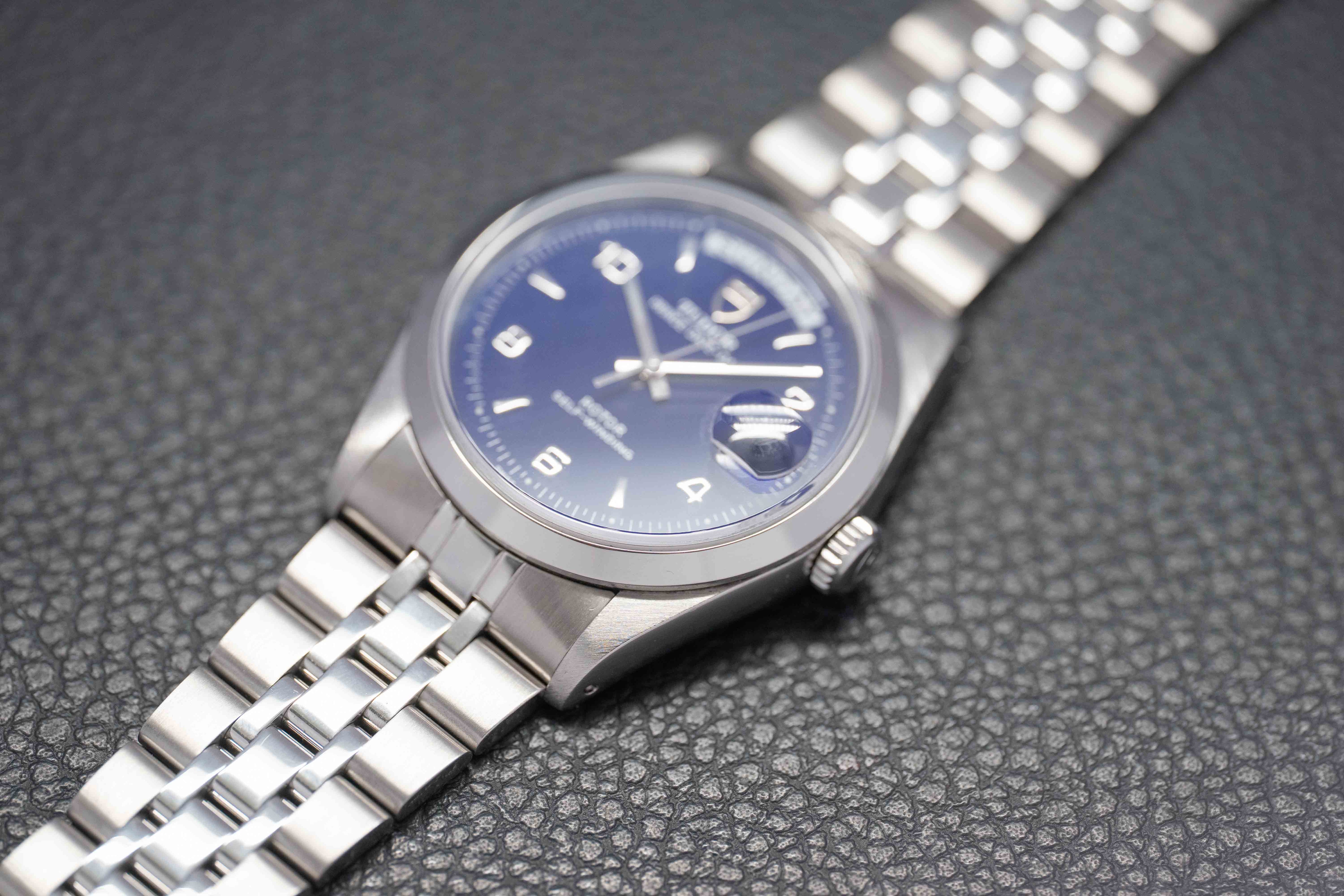 Tudor Prince Date-Day 76200 Blue Dial 2010