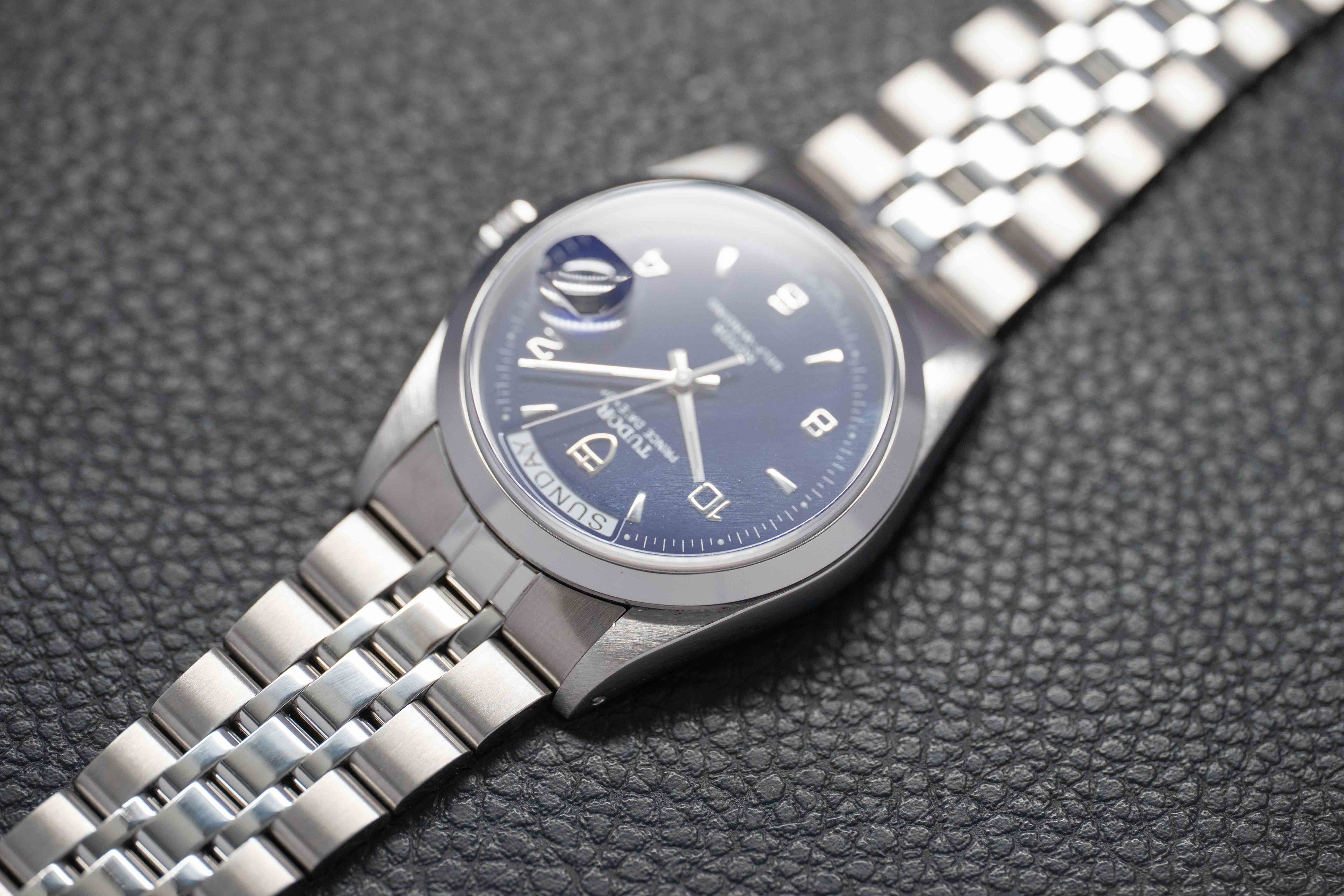 Tudor Prince Date-Day 76200 Blue Dial 2010