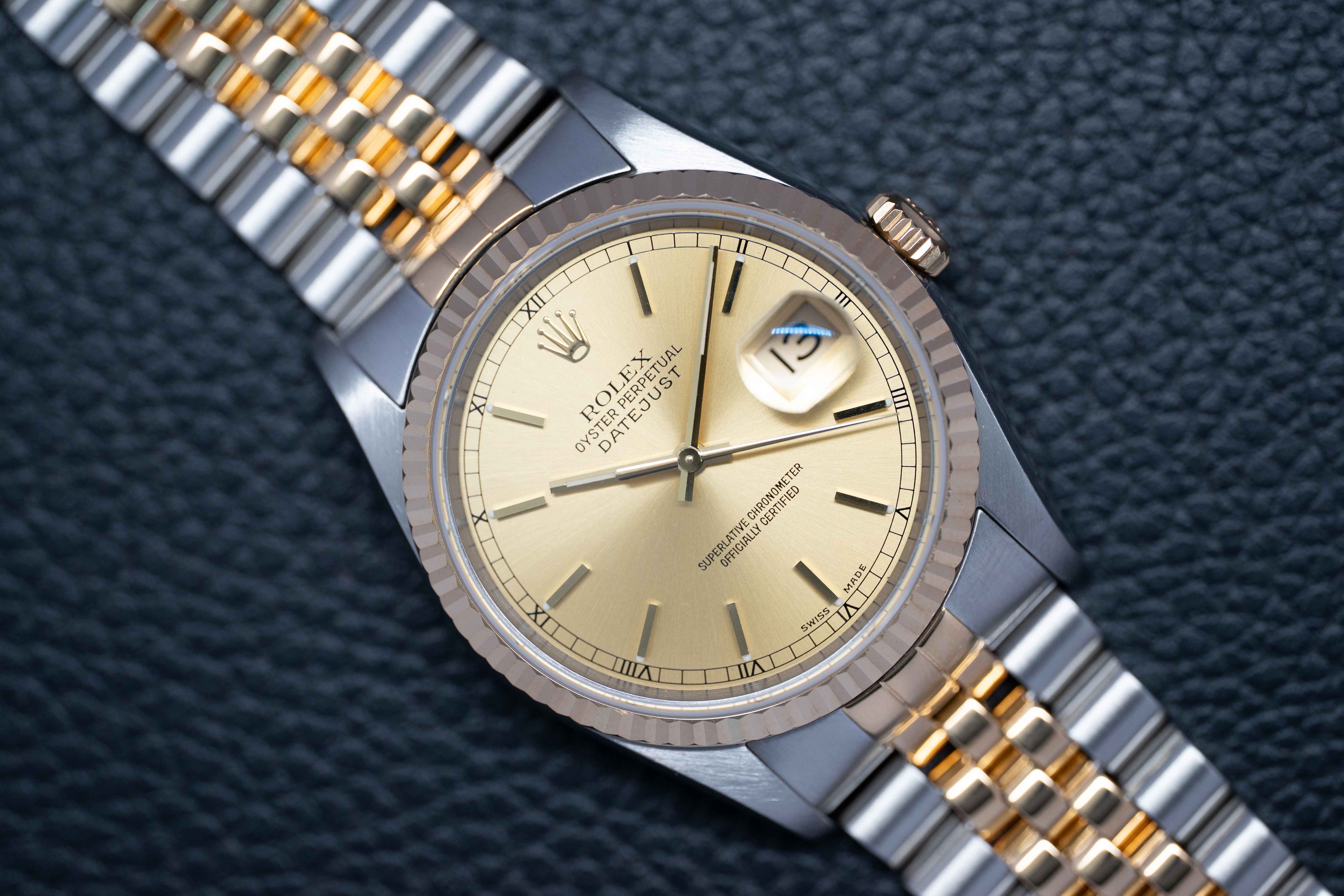Rolex Datejust 16233 Golden Dial 2000