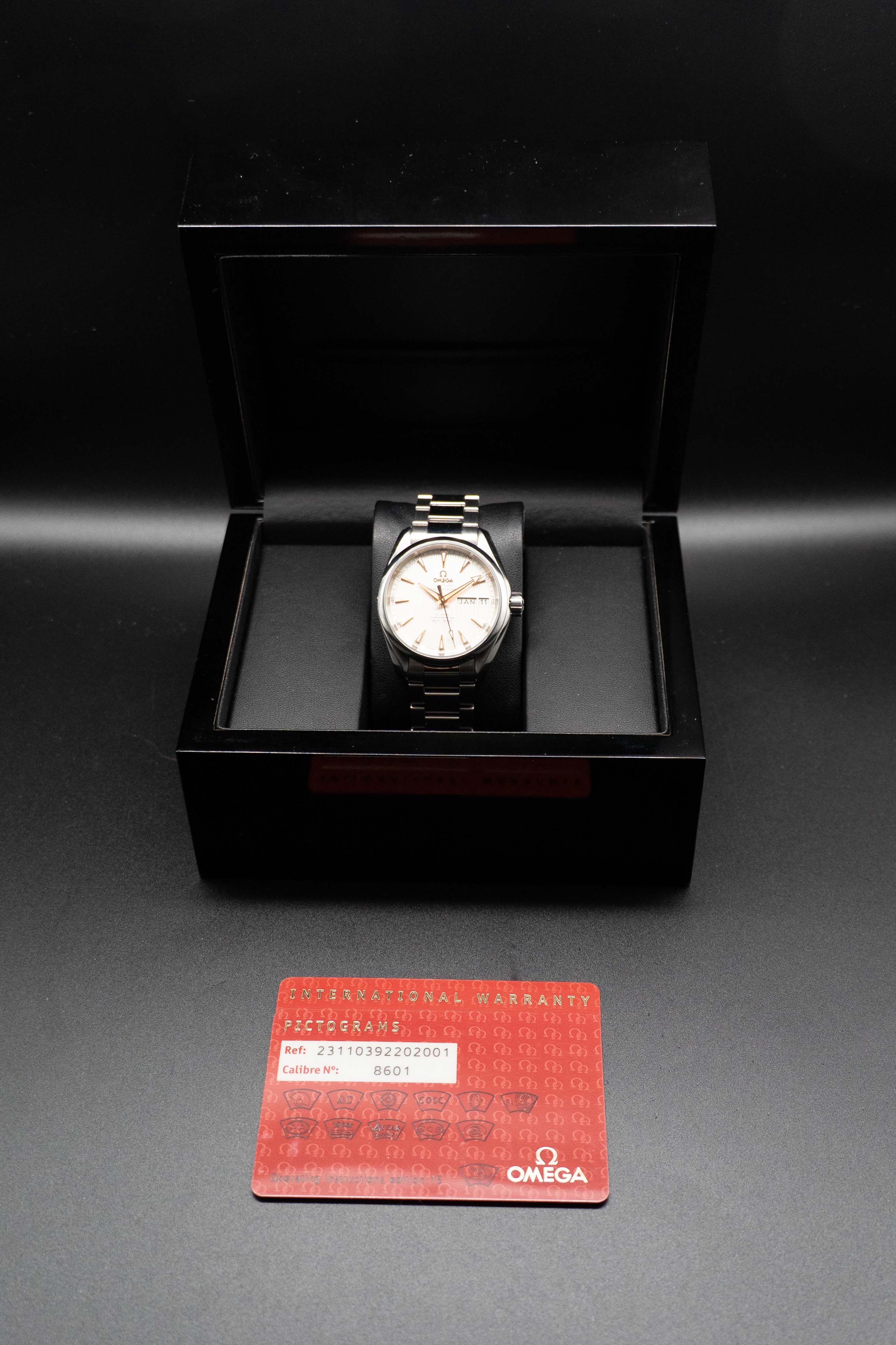 Omega Seamaster Aqua Terra 231.10.39.22.02.001 Papers 2015