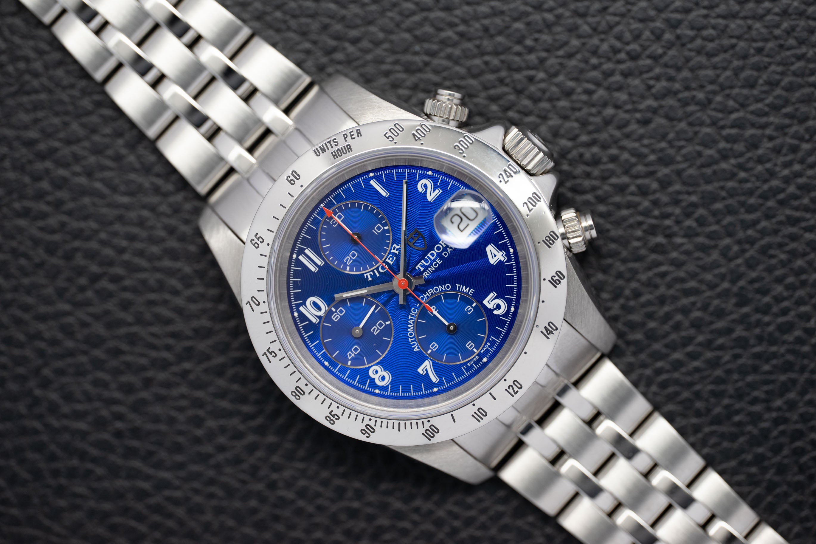 Tudor Oysterdate Small Block 79280 Blue Dial 2000