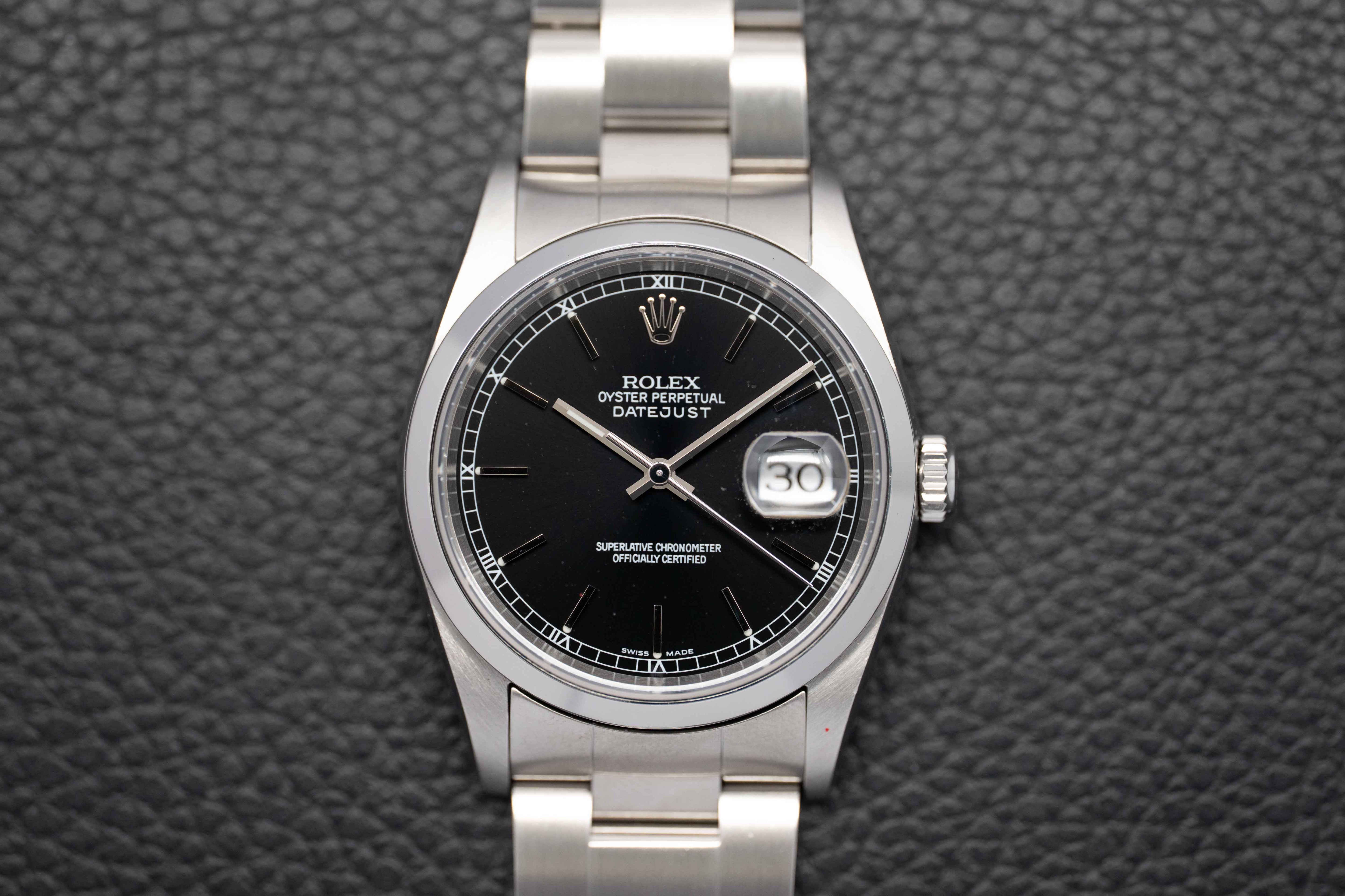 Rolex Datejust 16200 Black Dial 2004