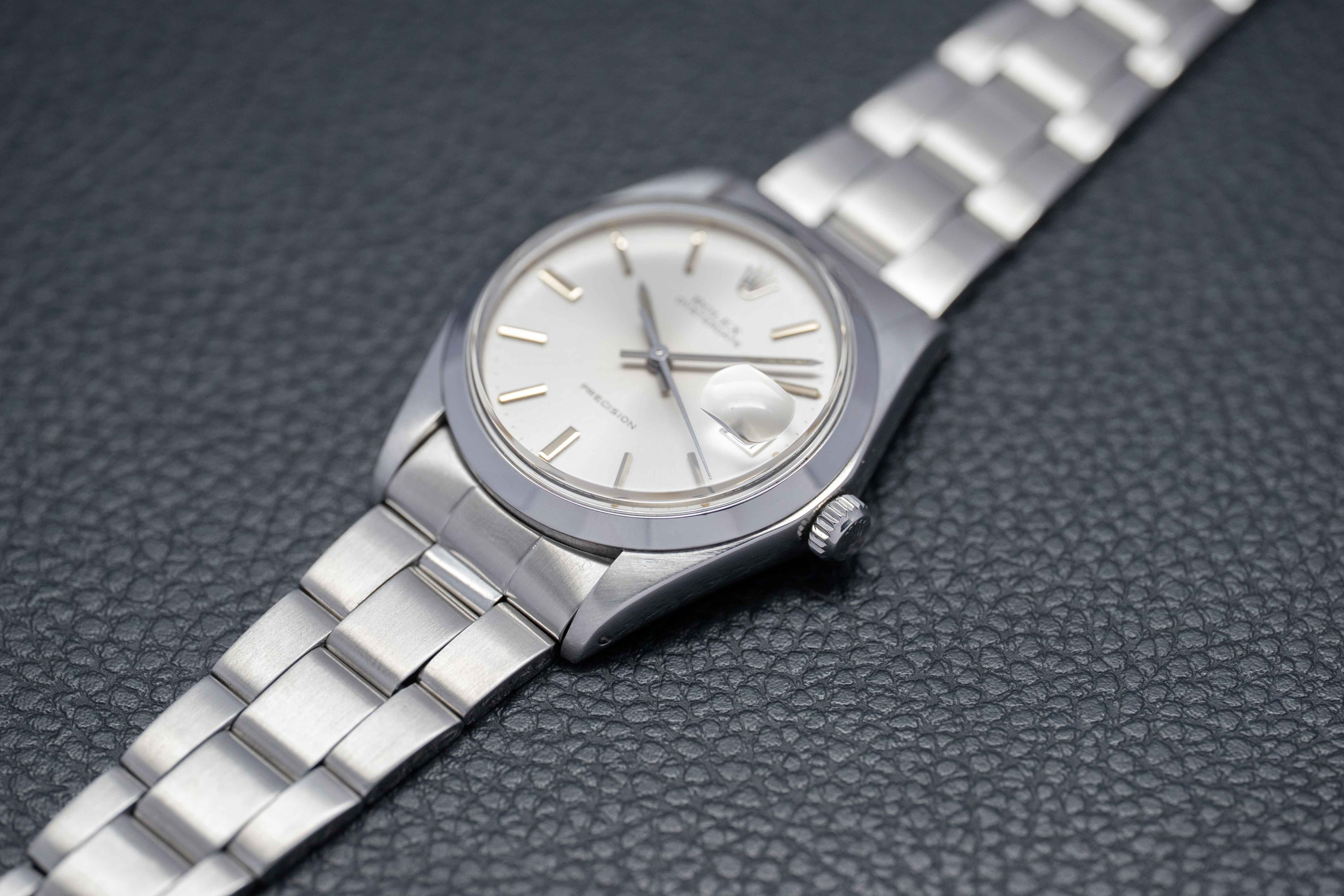 Rolex Oysterdate 6694 Silver Dial 1973