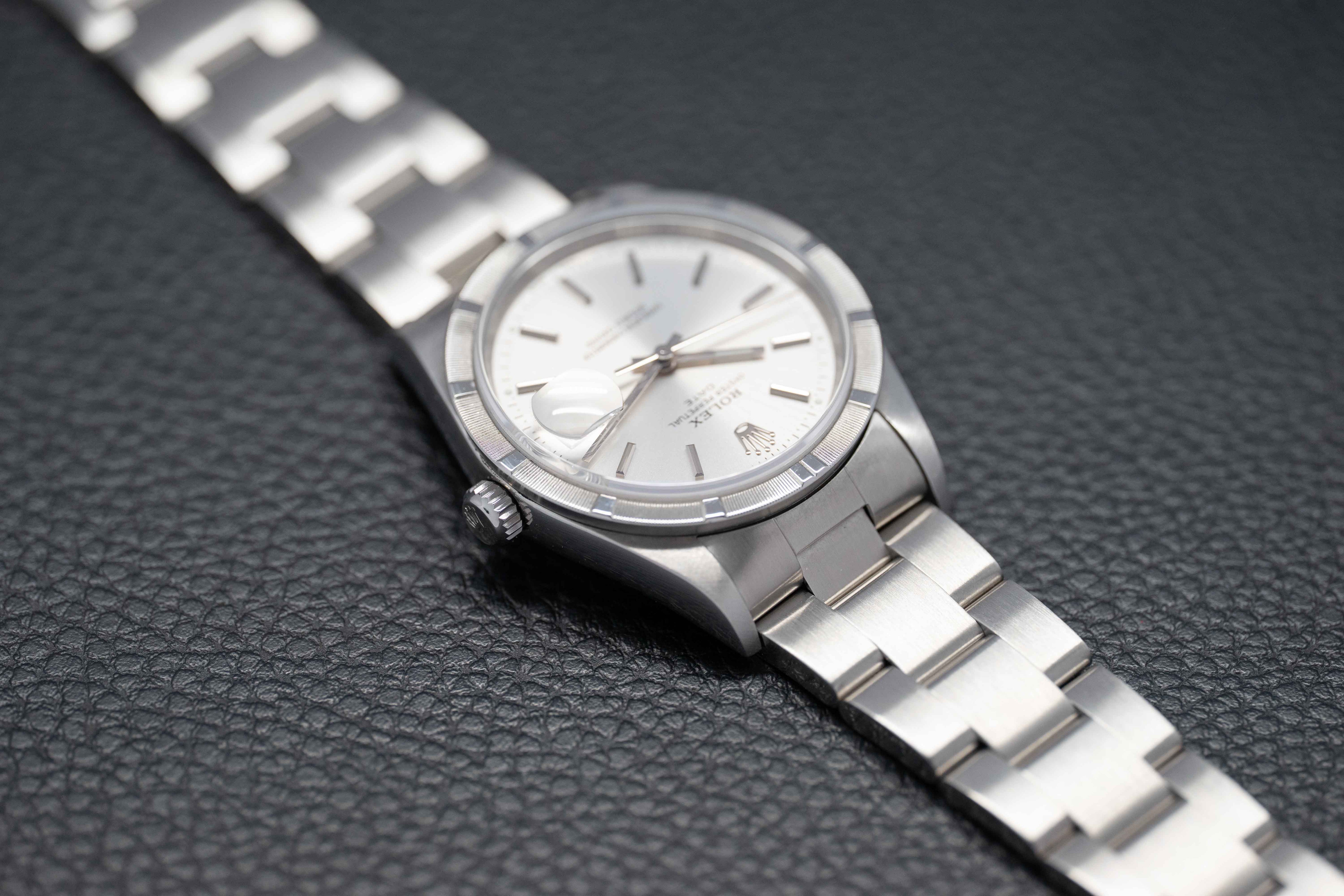 Rolex Date 15210 Silver Dial 2001