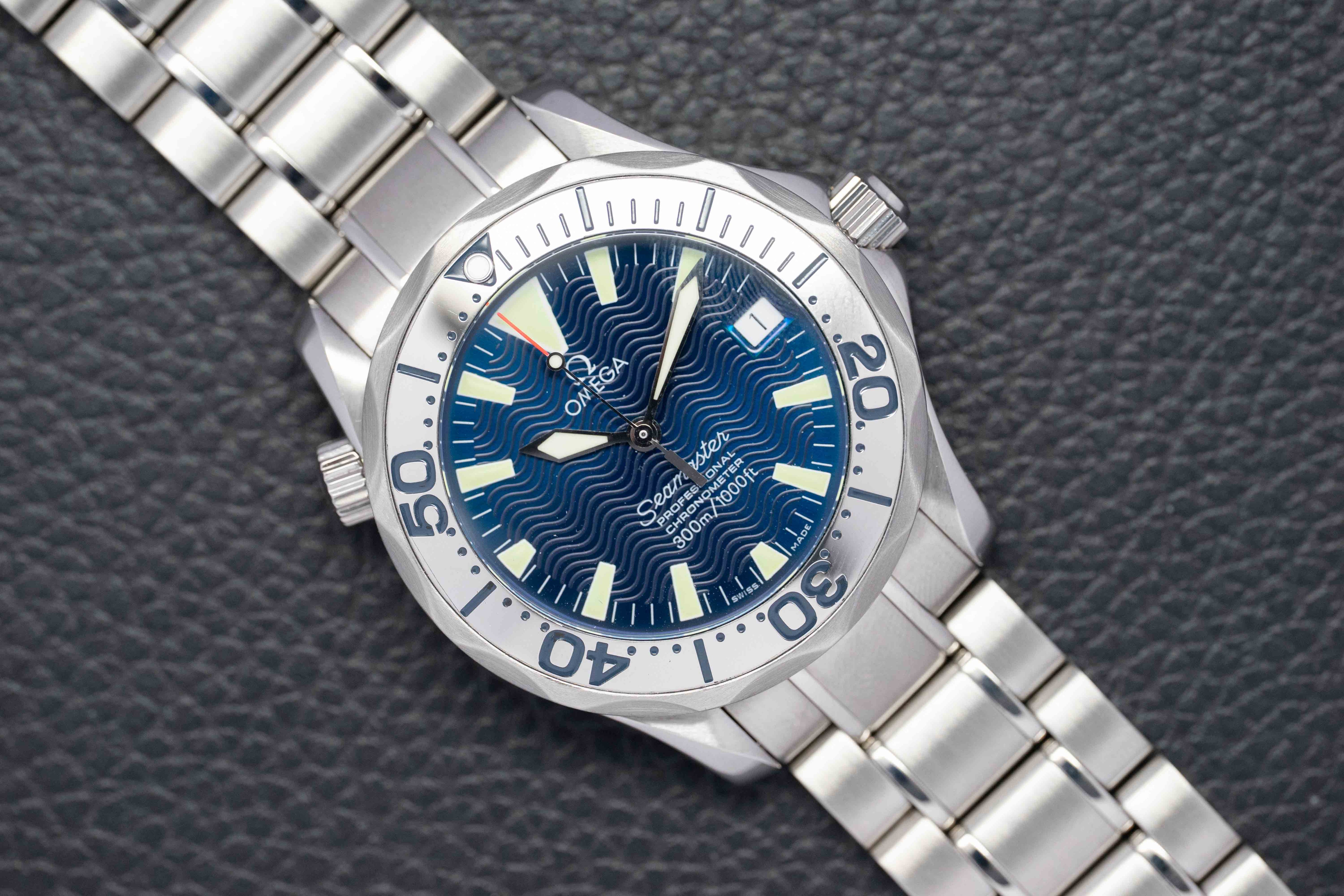 Omega Seamaster 300 2554.80 Blue Dial 2006
