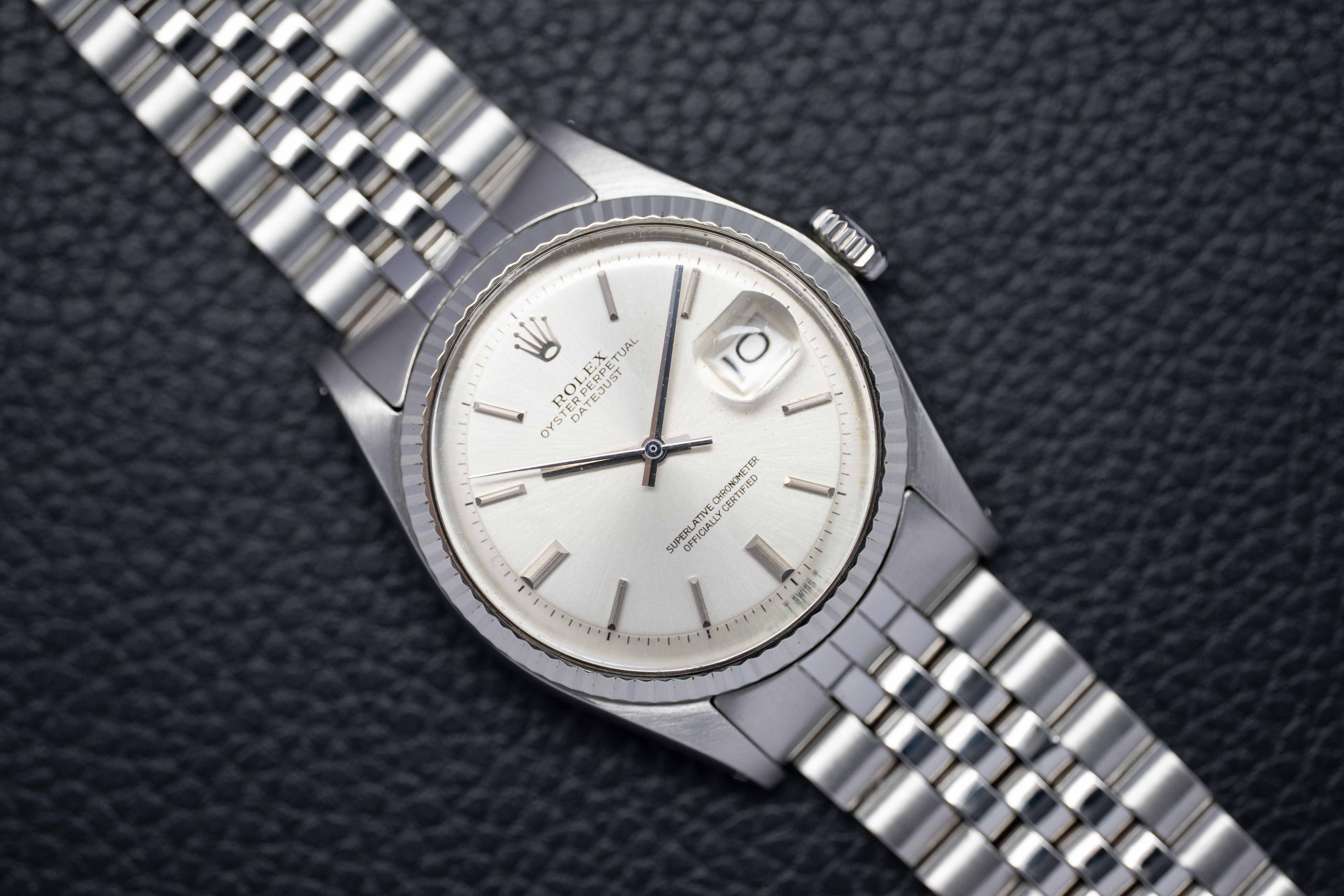 Rolex Datejust 1601 Silver Dial 1970