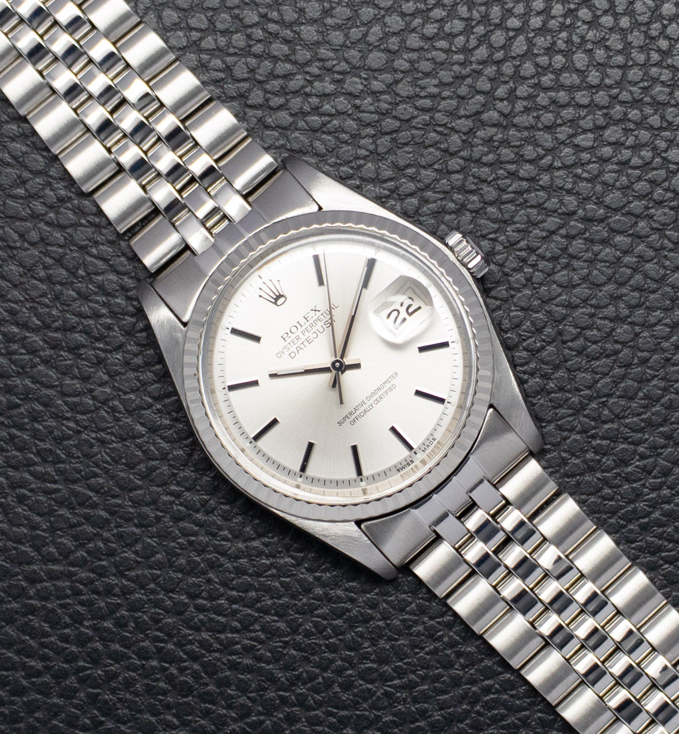 Rolex Datejust 1601 Silver Dial 1976