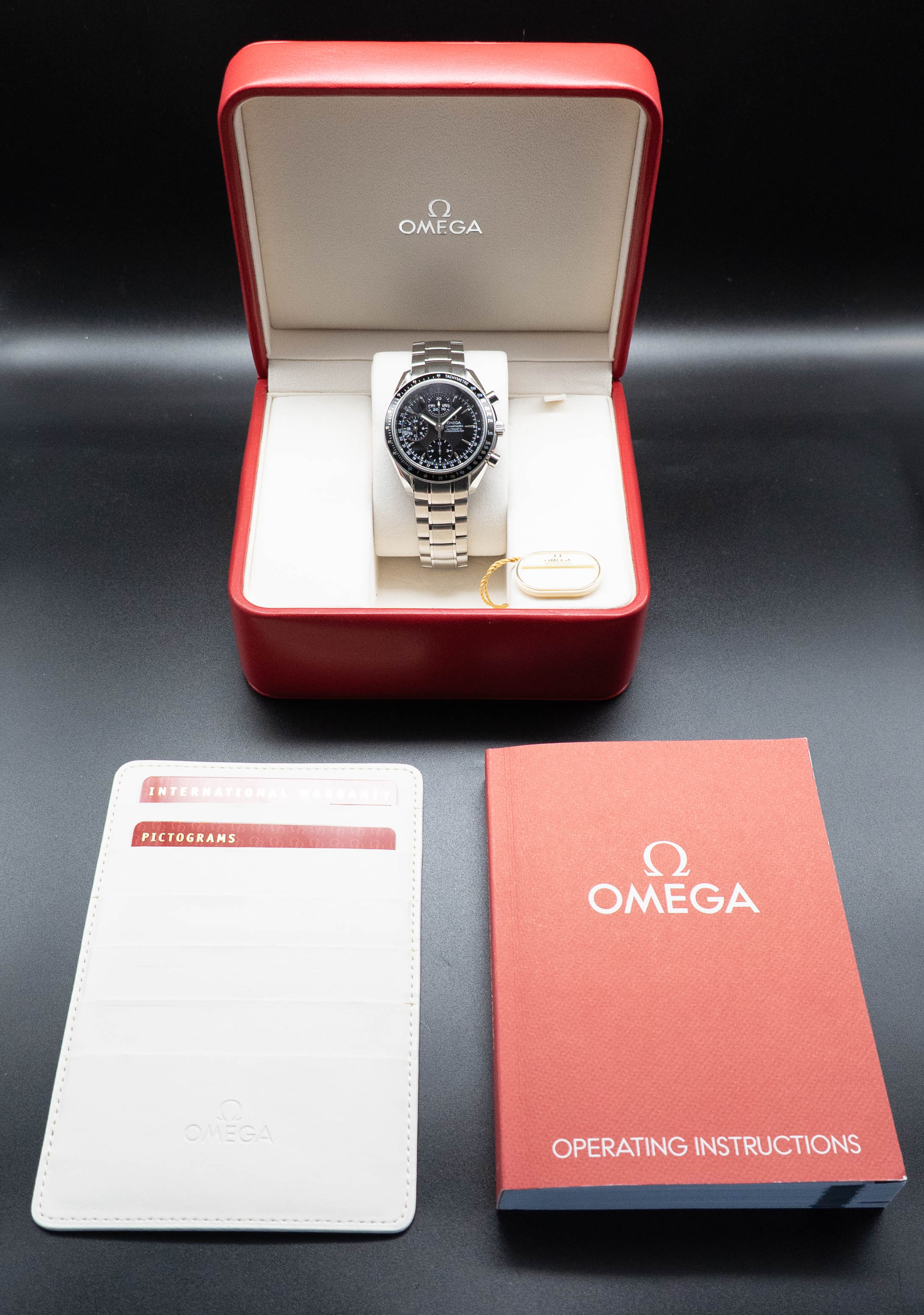 Omega Speedmaster Triple Date 3220.50 Fullset 2009 Box+Paper
