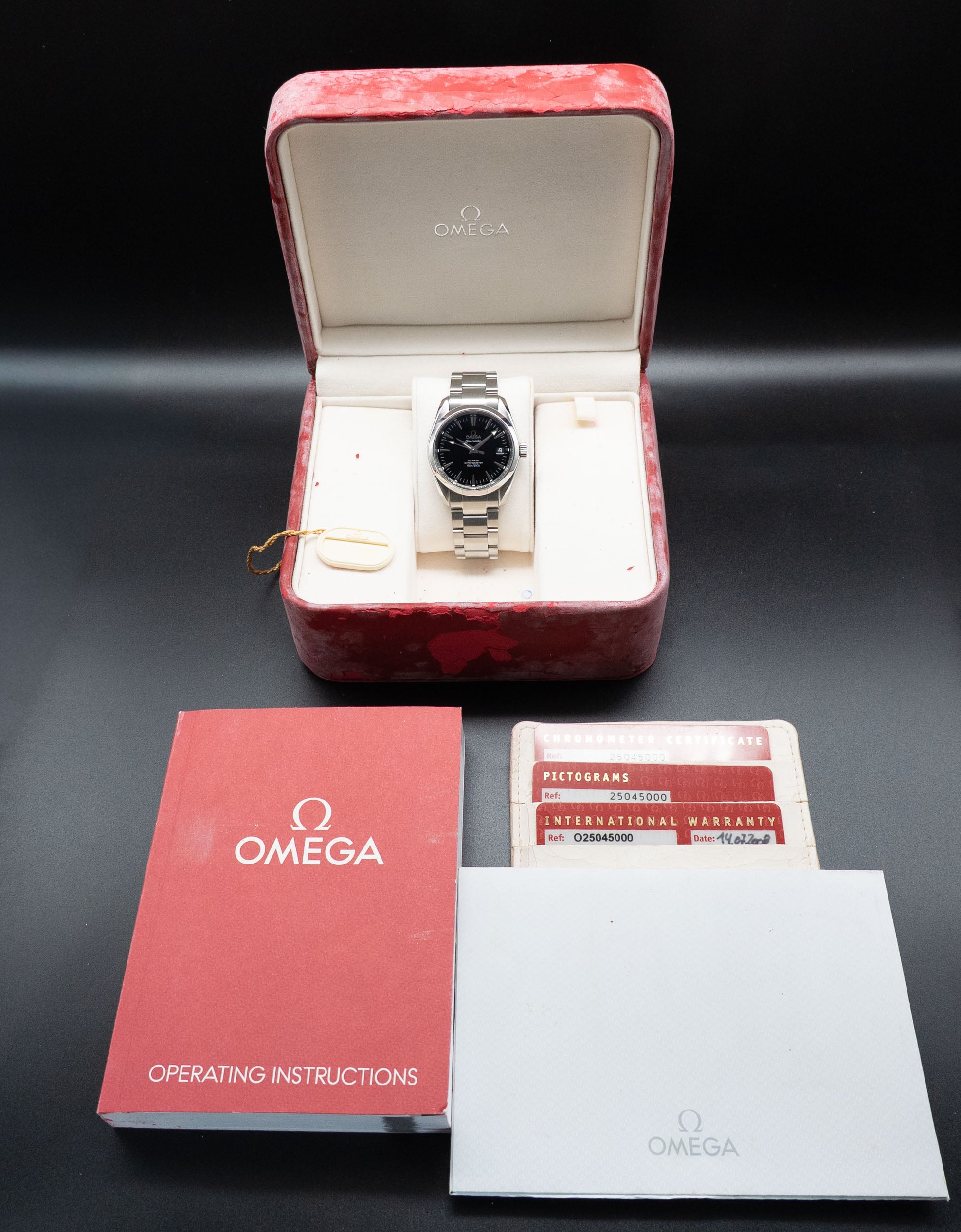 Omega Seamaster Aqua Terra 2504.50 Fullset 2008 Box+Papers