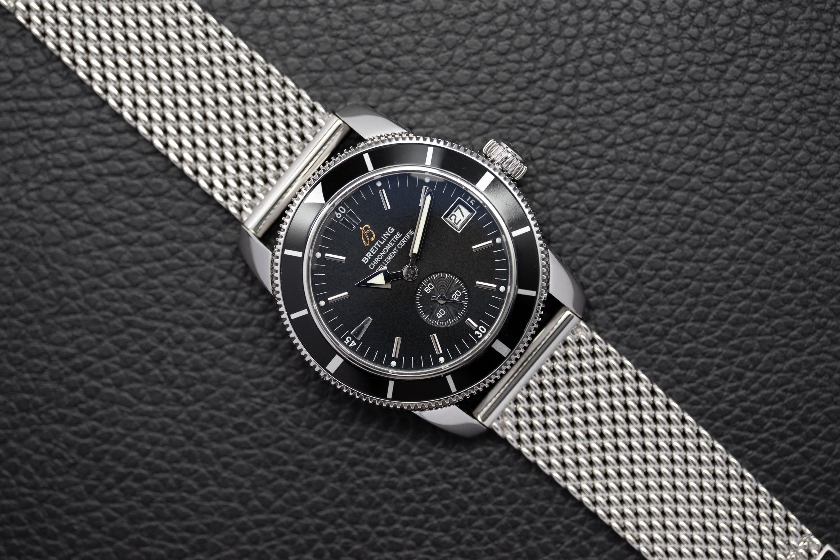 Breitling Superocean Heritage A37320 Black Dial 2007 Papers