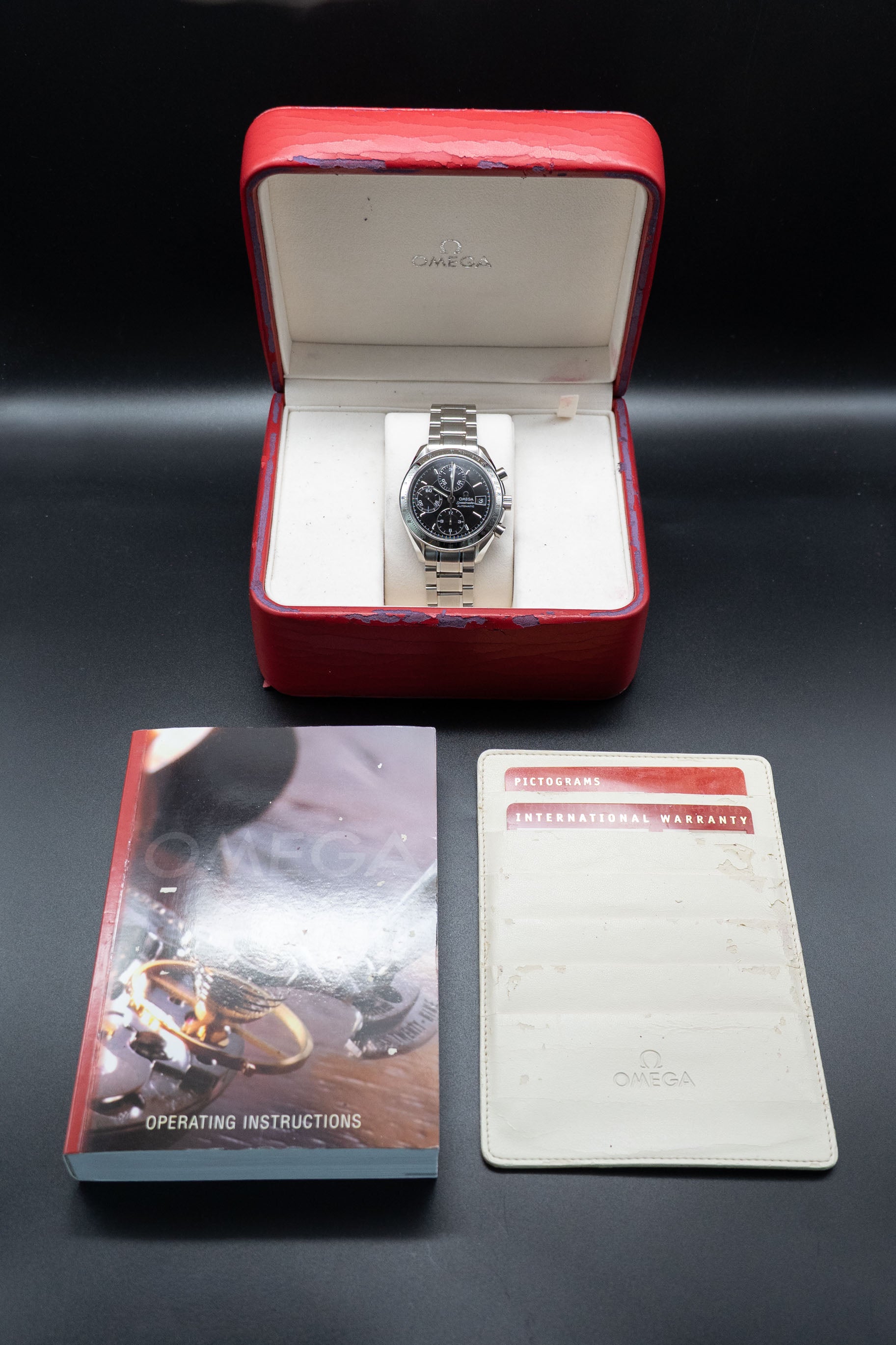 Omega Speedmaster Date 3513.50 Fullset 2003 Box+Papers