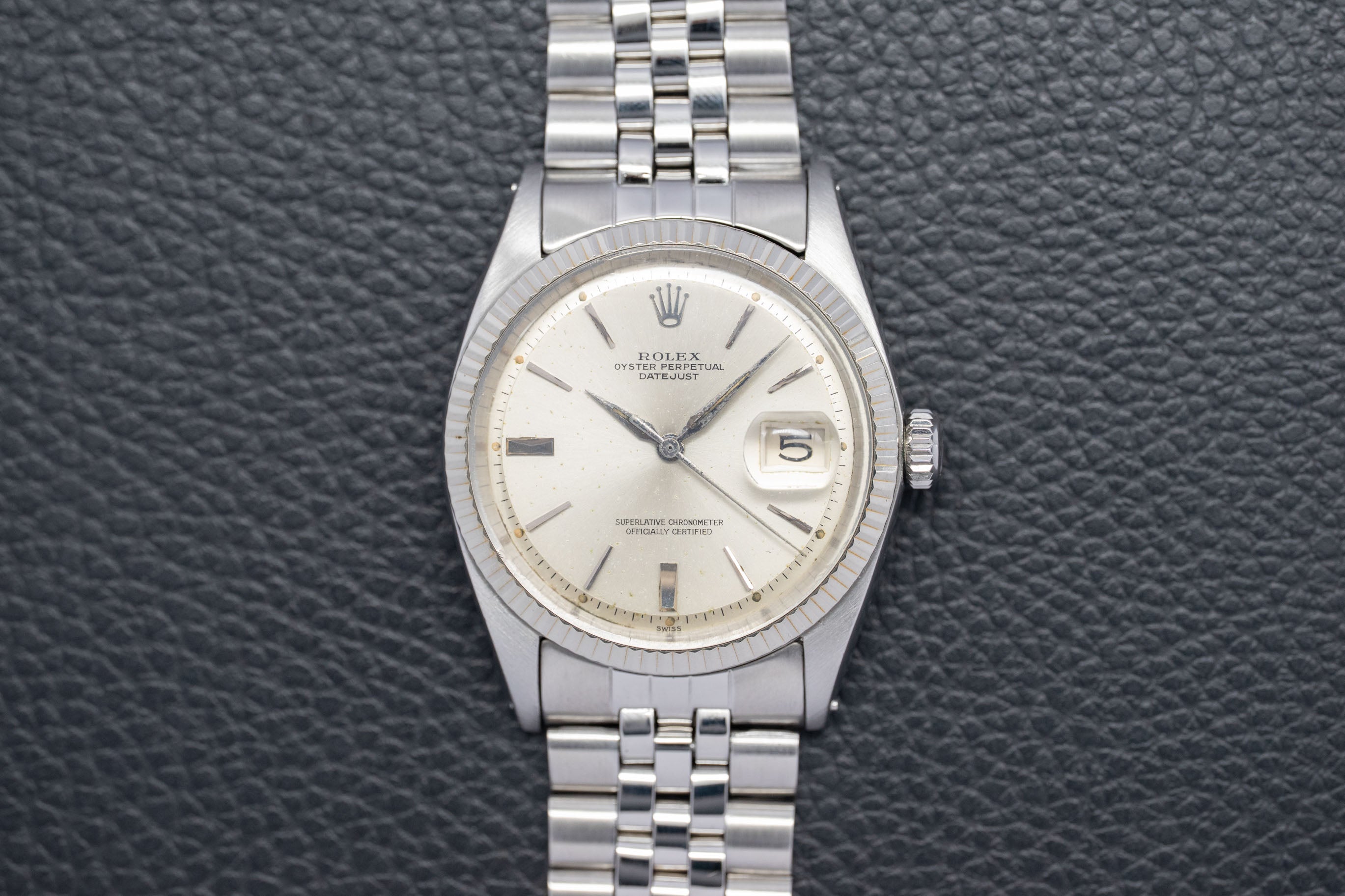 Rolex Datejust 1601 Silver Dial 1962