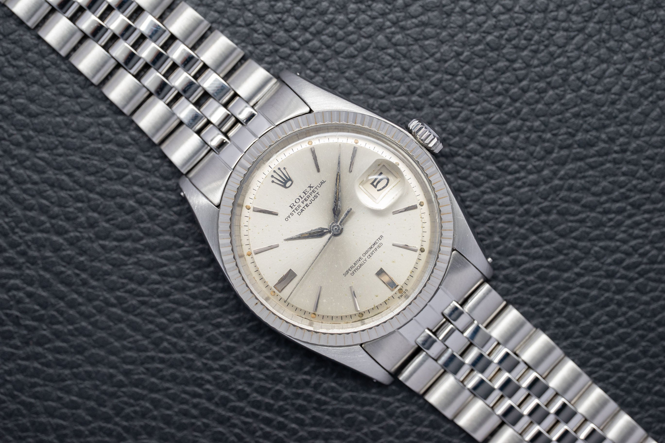 Rolex Datejust 1601 Silver Dial 1962