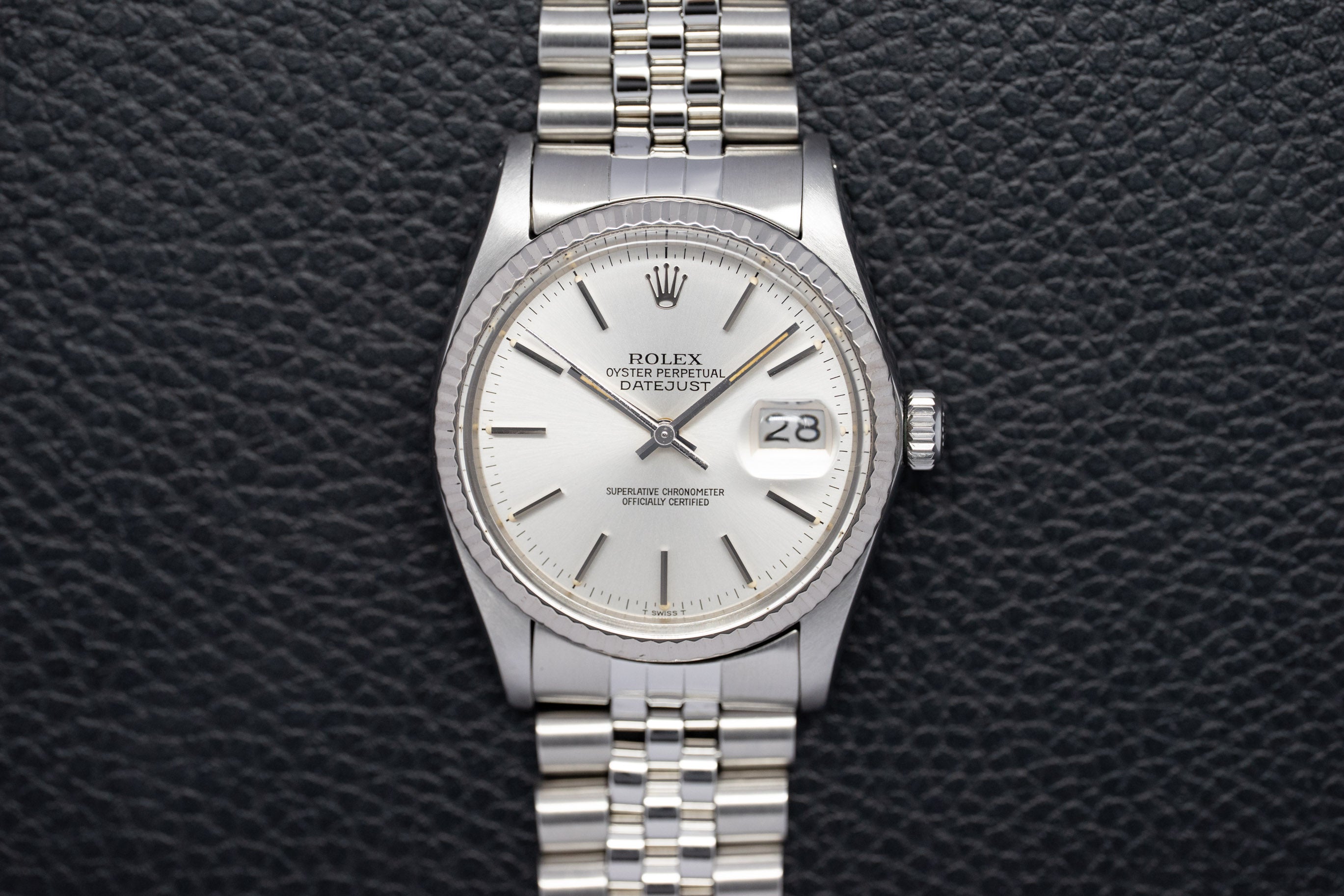 Rolex Datejust 16014 Silver Dial 1984