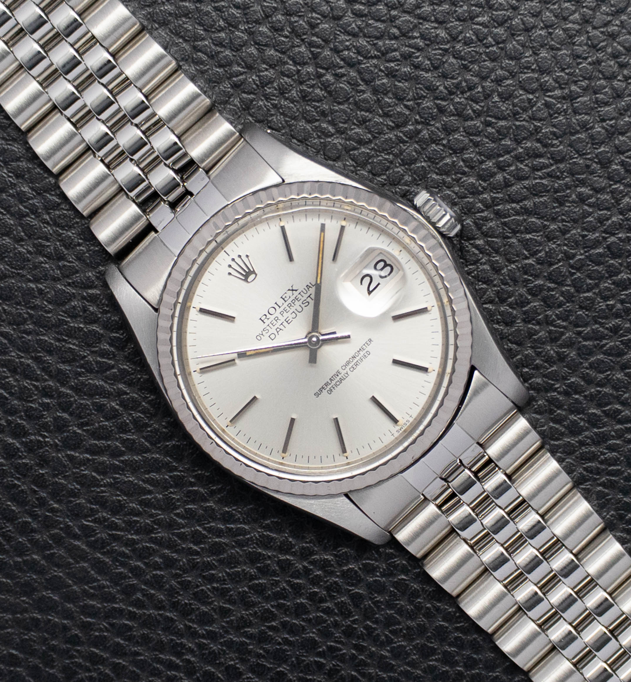 Rolex Datejust 16014 Silver Dial 1984