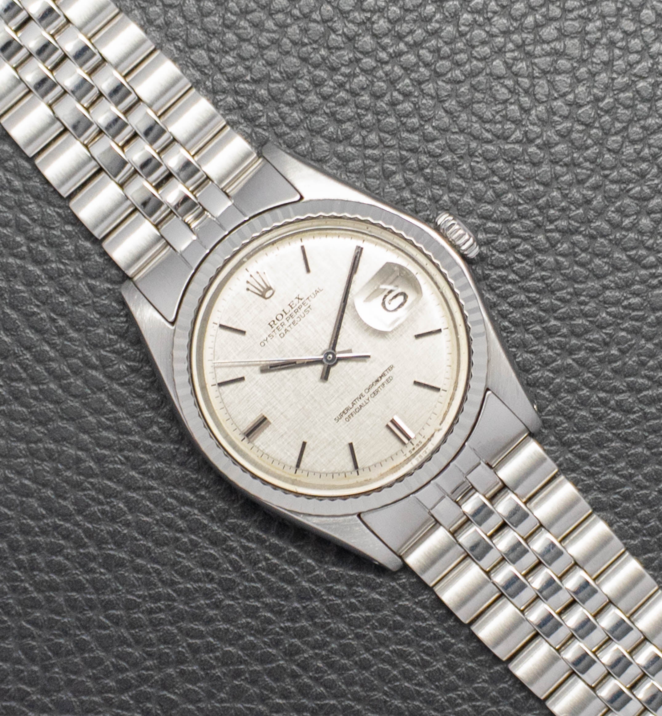 Rolex Datejust 1601 Linen Dial 1969