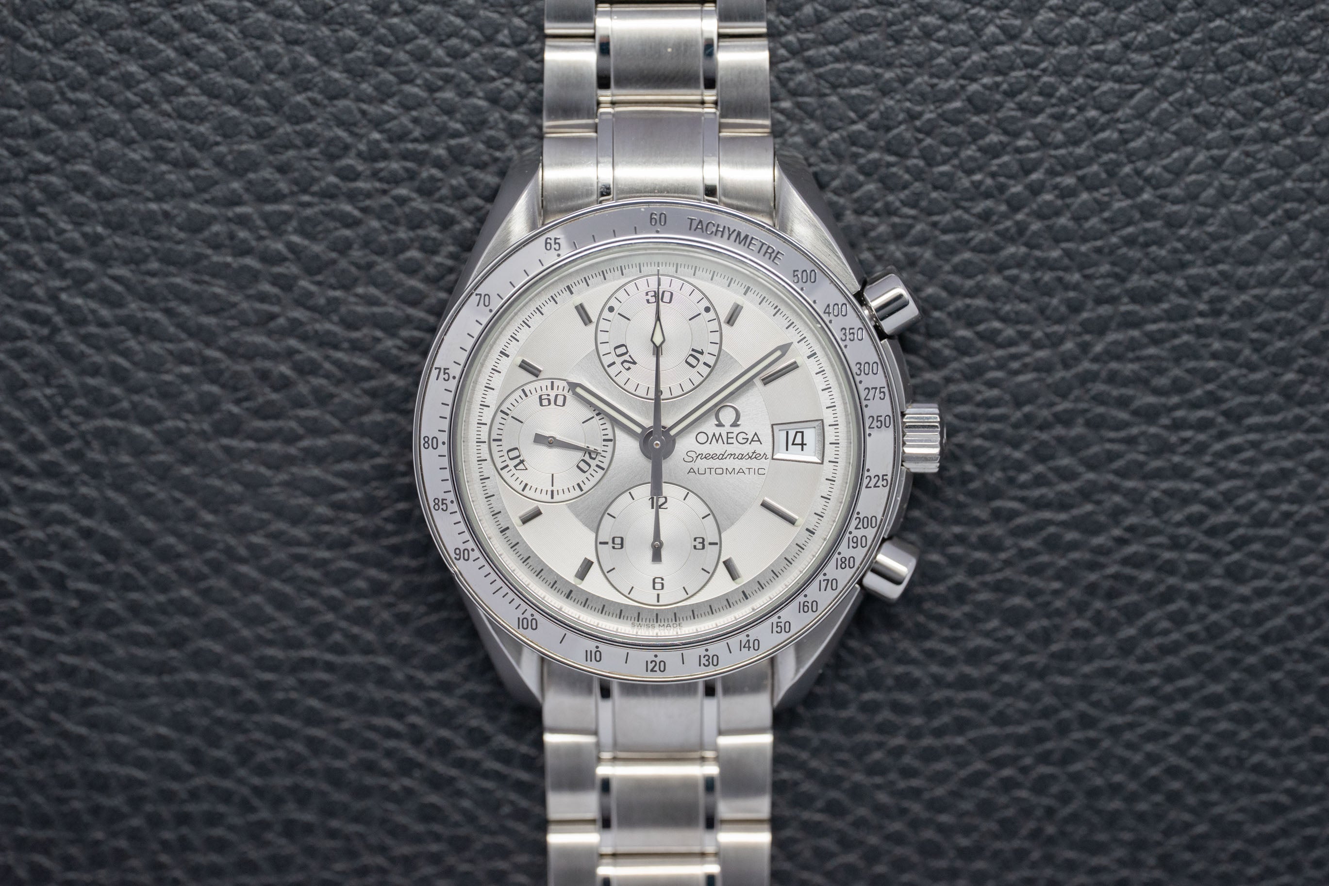 Omega Speedmaster Date 3513.30 Silver Dial 1998