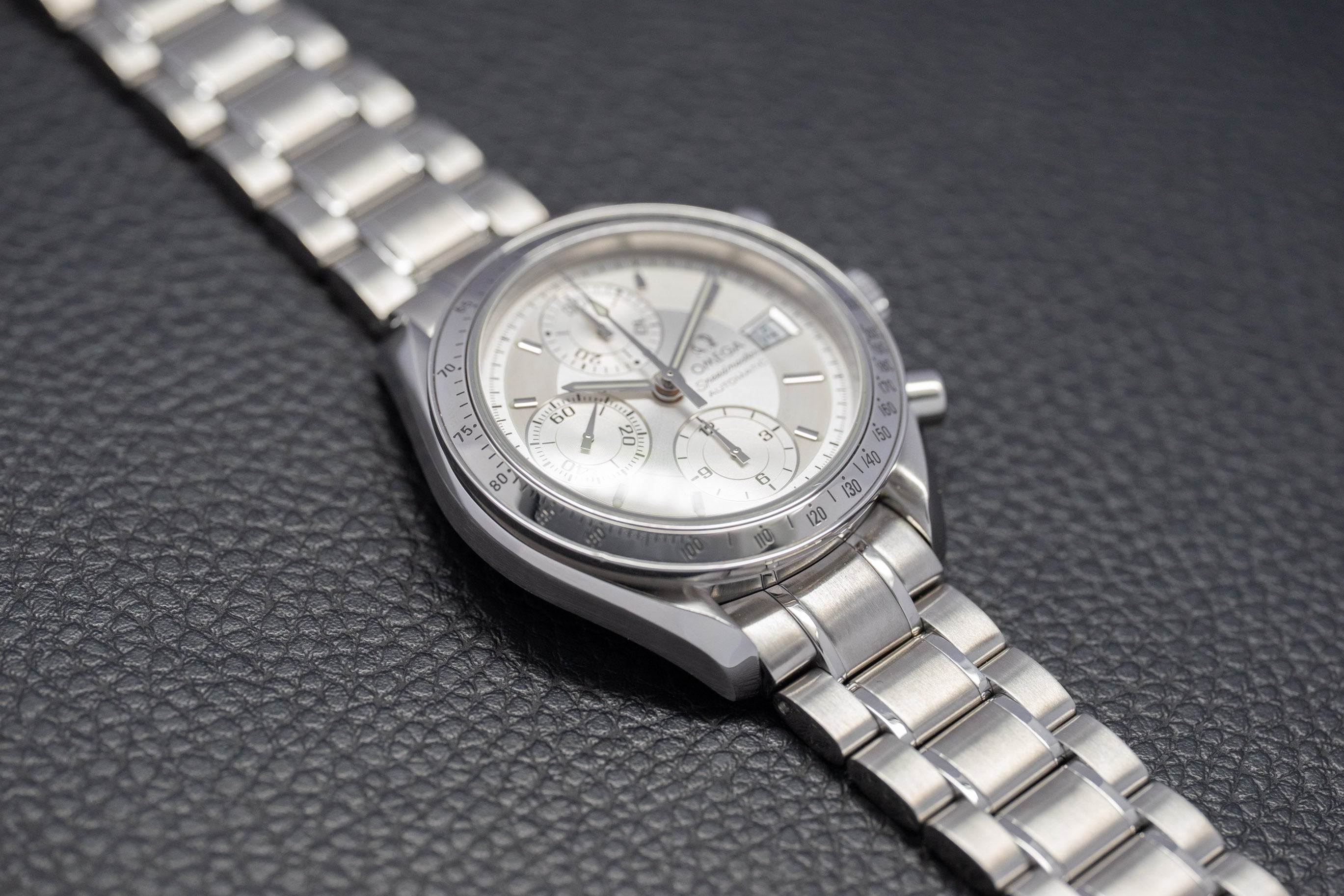Omega Speedmaster Date 3513.30 Silver Dial 1998