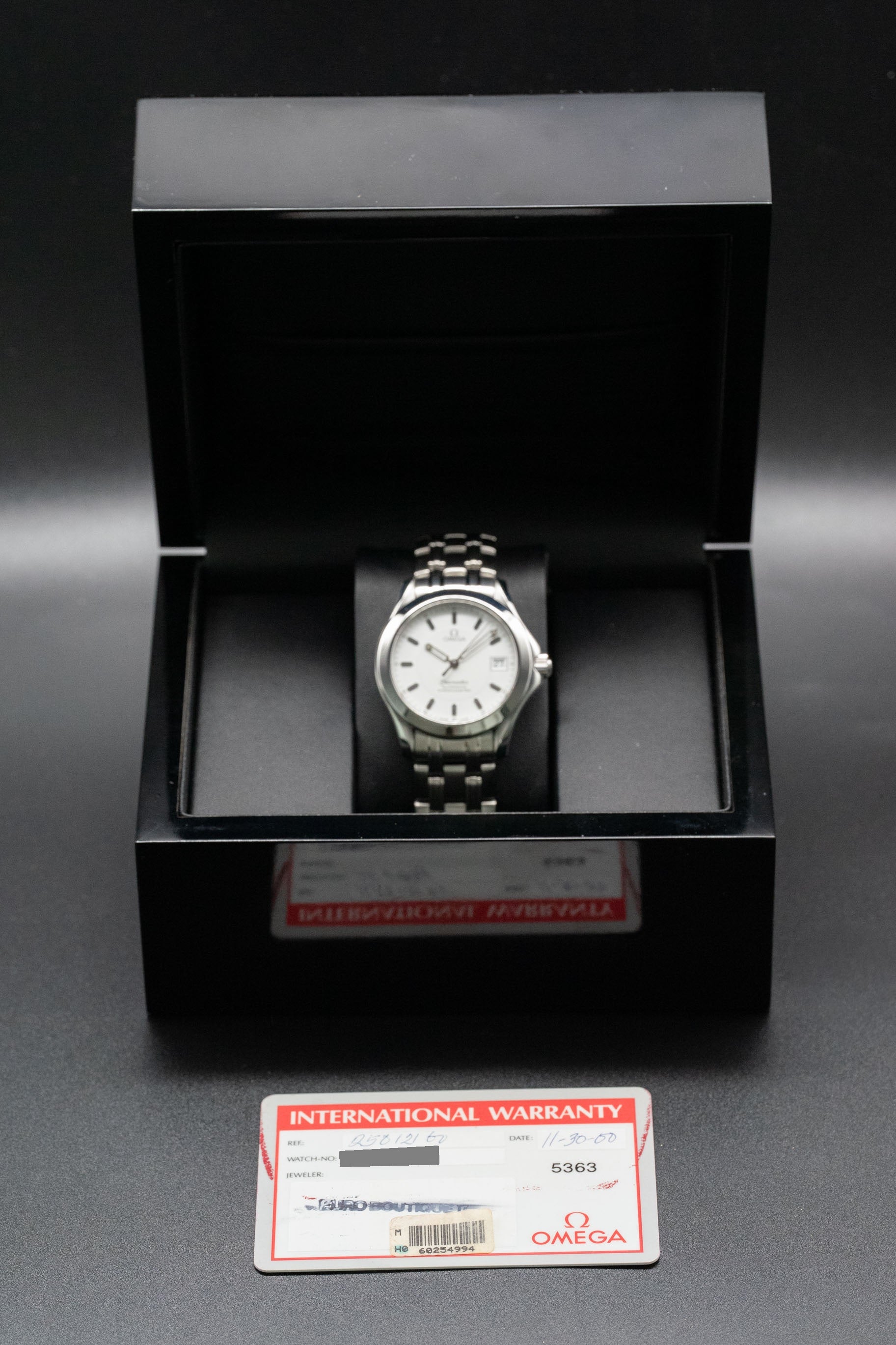 Omega Seamaster 120 2501.21 Silver Dial 2000 Papers
