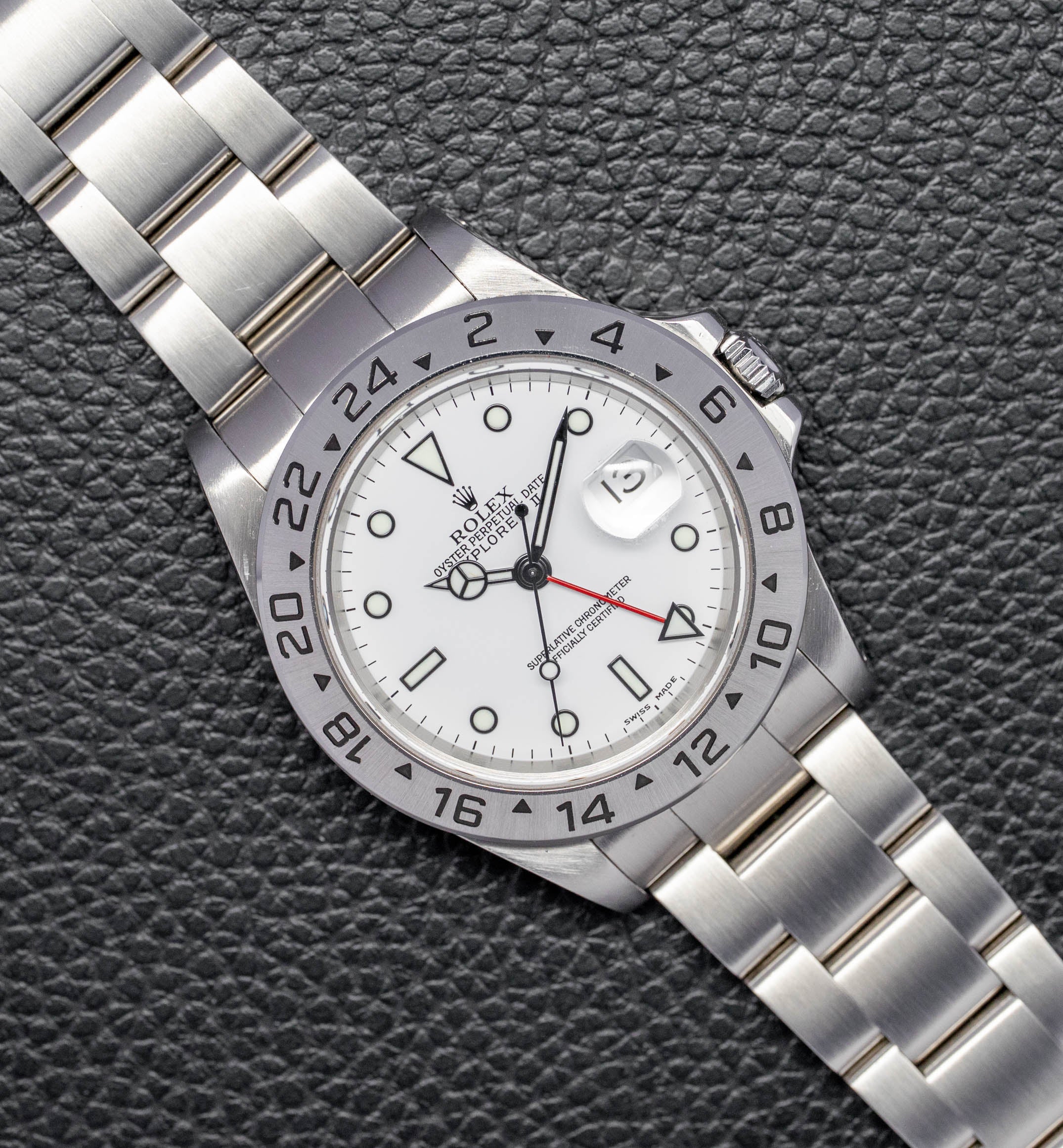 Rolex Explorer 2 Polar 16570 Fullset 2002 Box+Papers