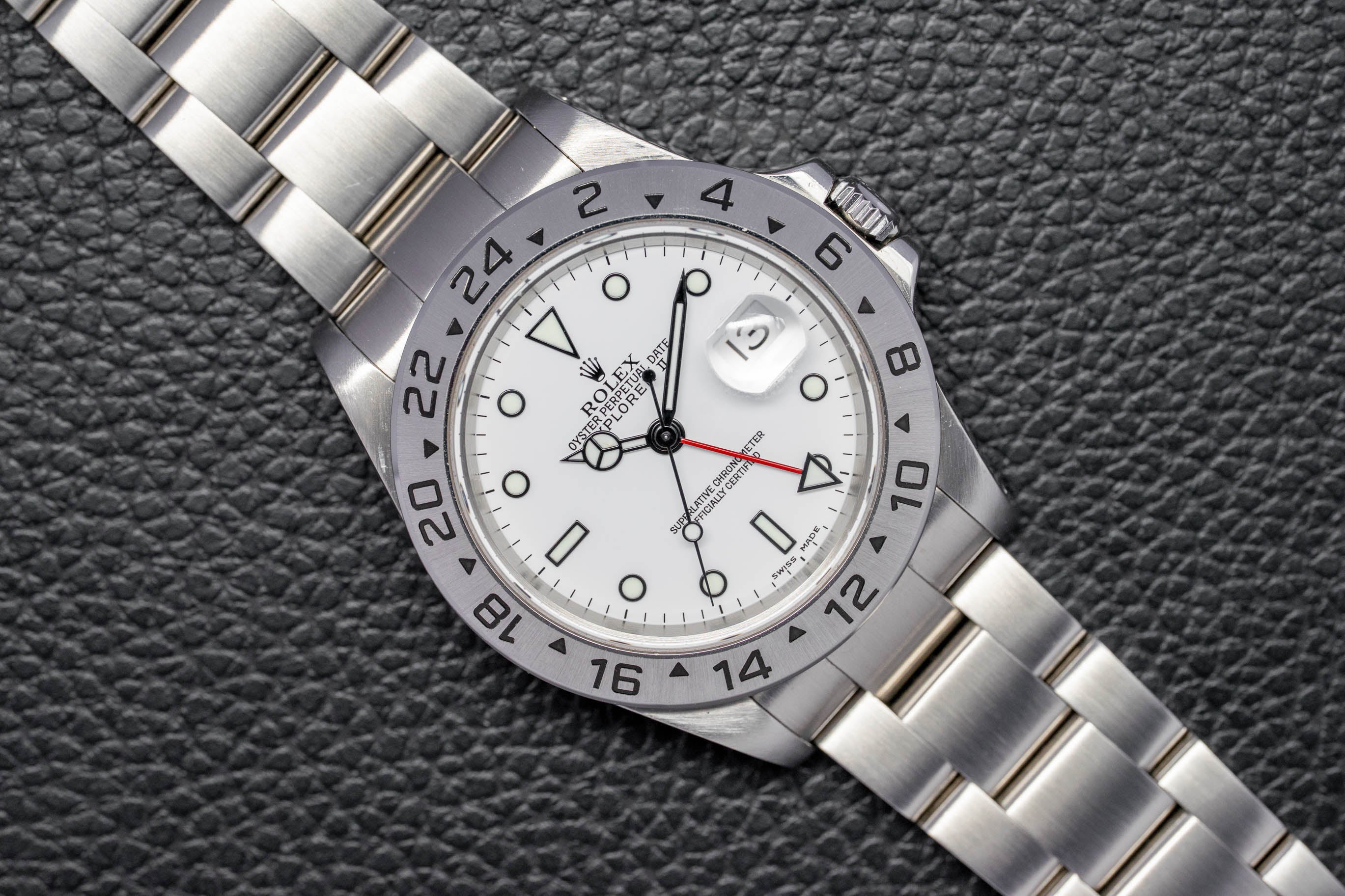 Rolex Explorer 2 Polar 16570 Fullset 2002 Box+Papers