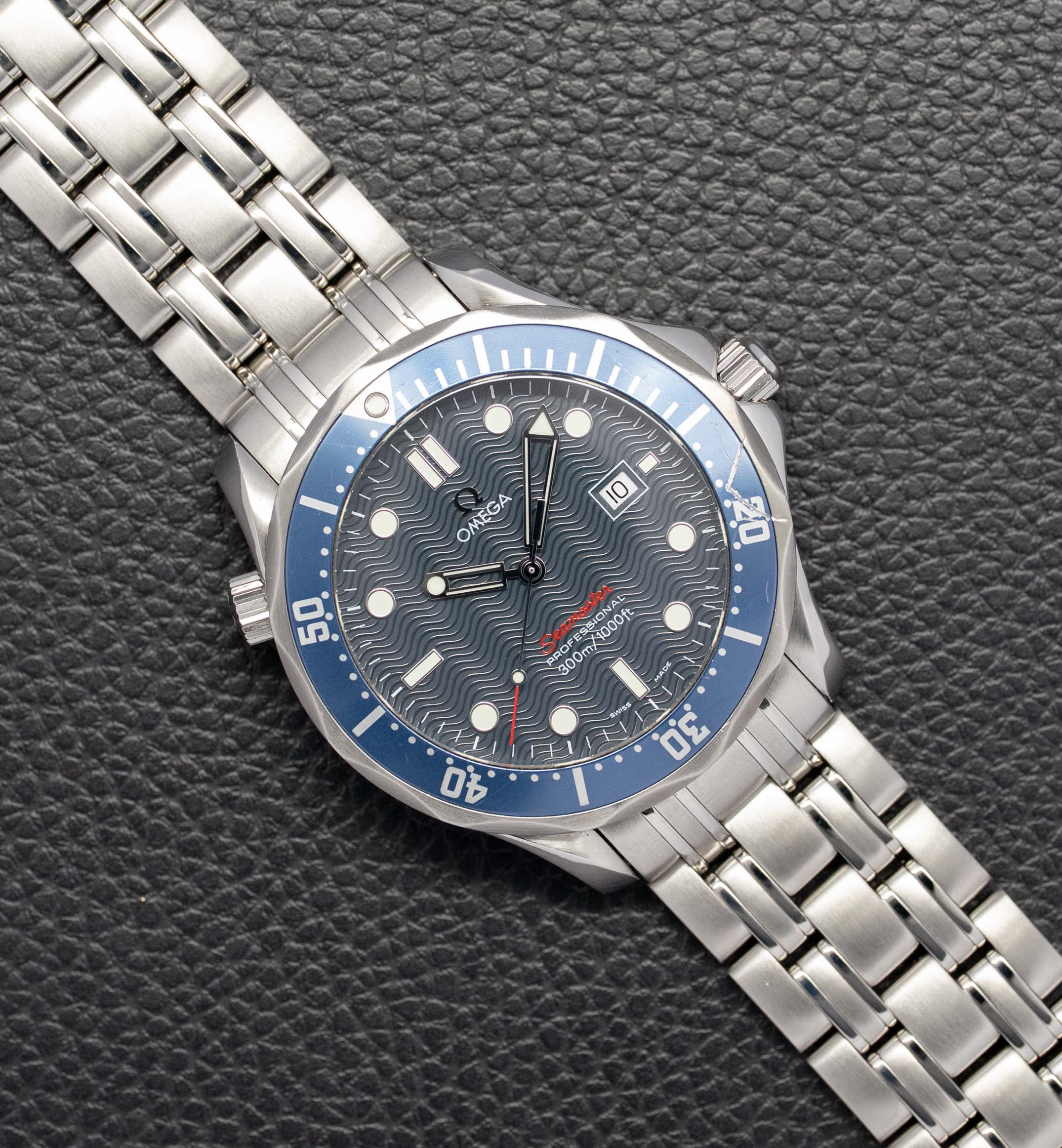 Omega Seamaster Diver 300 2221.80 Blue Dial 1998