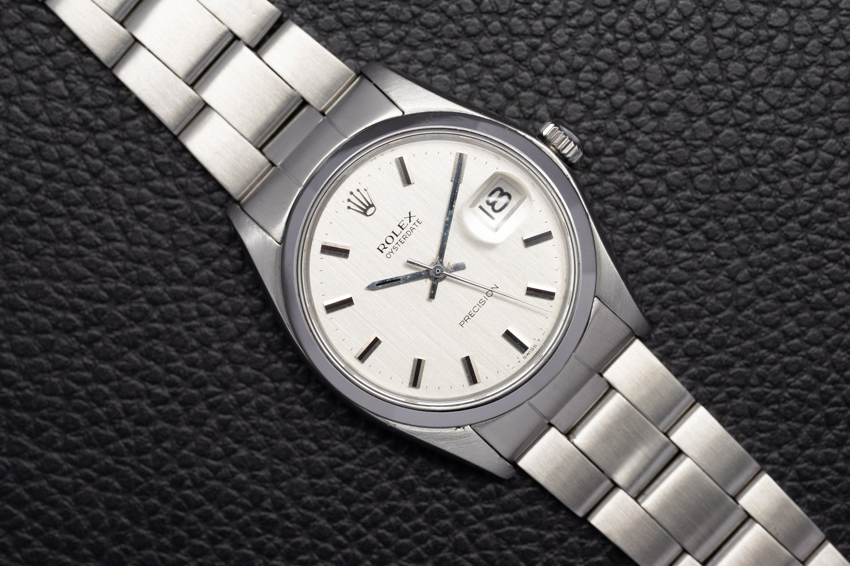 Rolex Oysterdate 6694 Silver Dial 1972