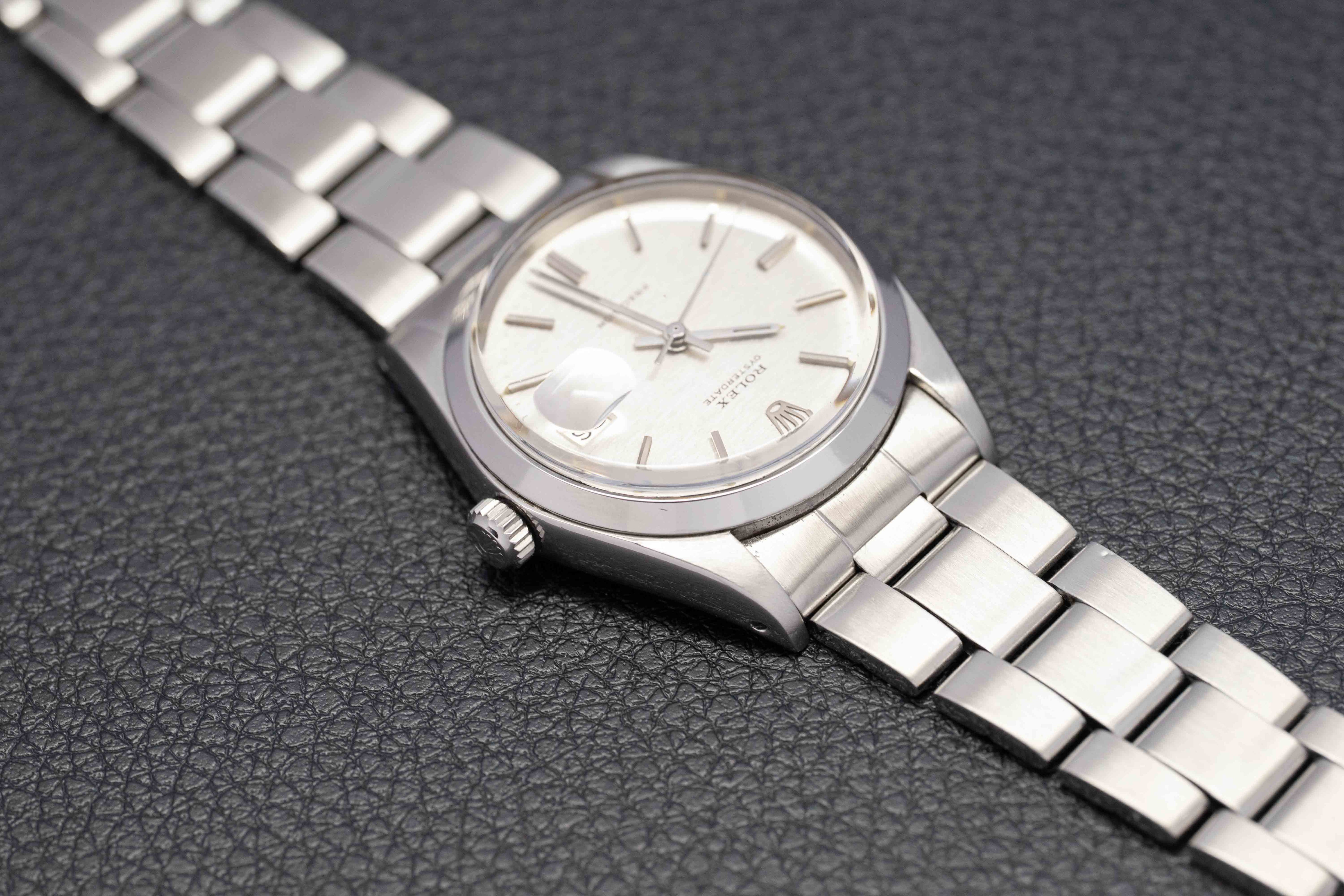 Rolex Oysterdate 6694 Silver Dial 1970