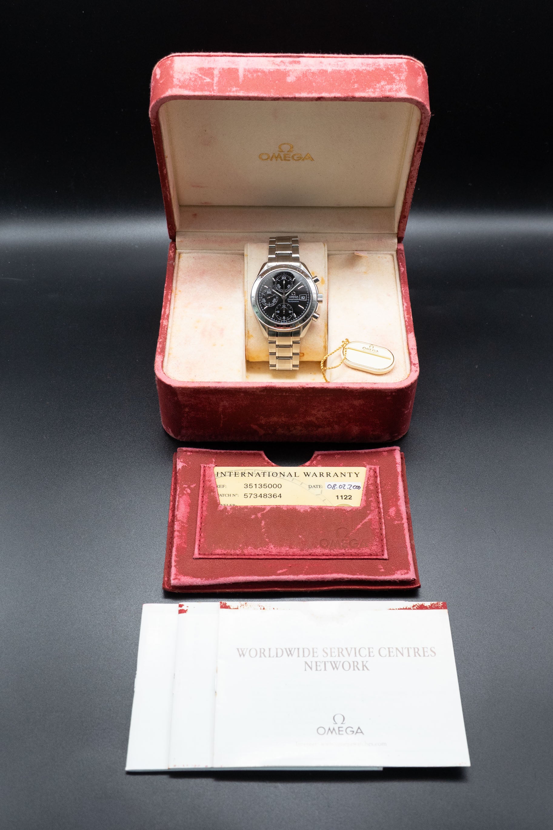 Omega Speedmaster Date 3513.50 Fullset 2000 Box+Papers