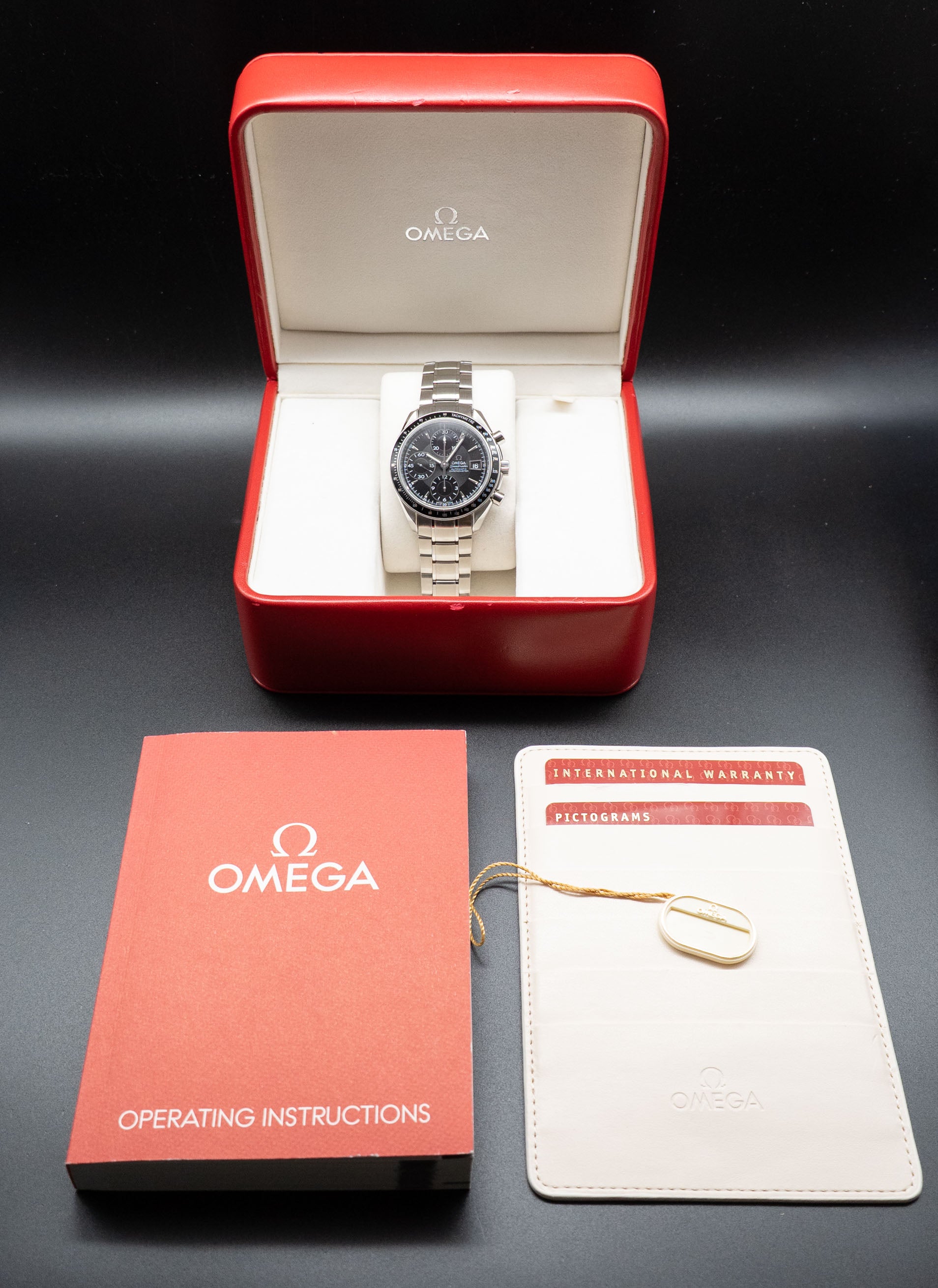 Omega Speedmaster Date 3210.50 Fullset 2014 Box+Papers