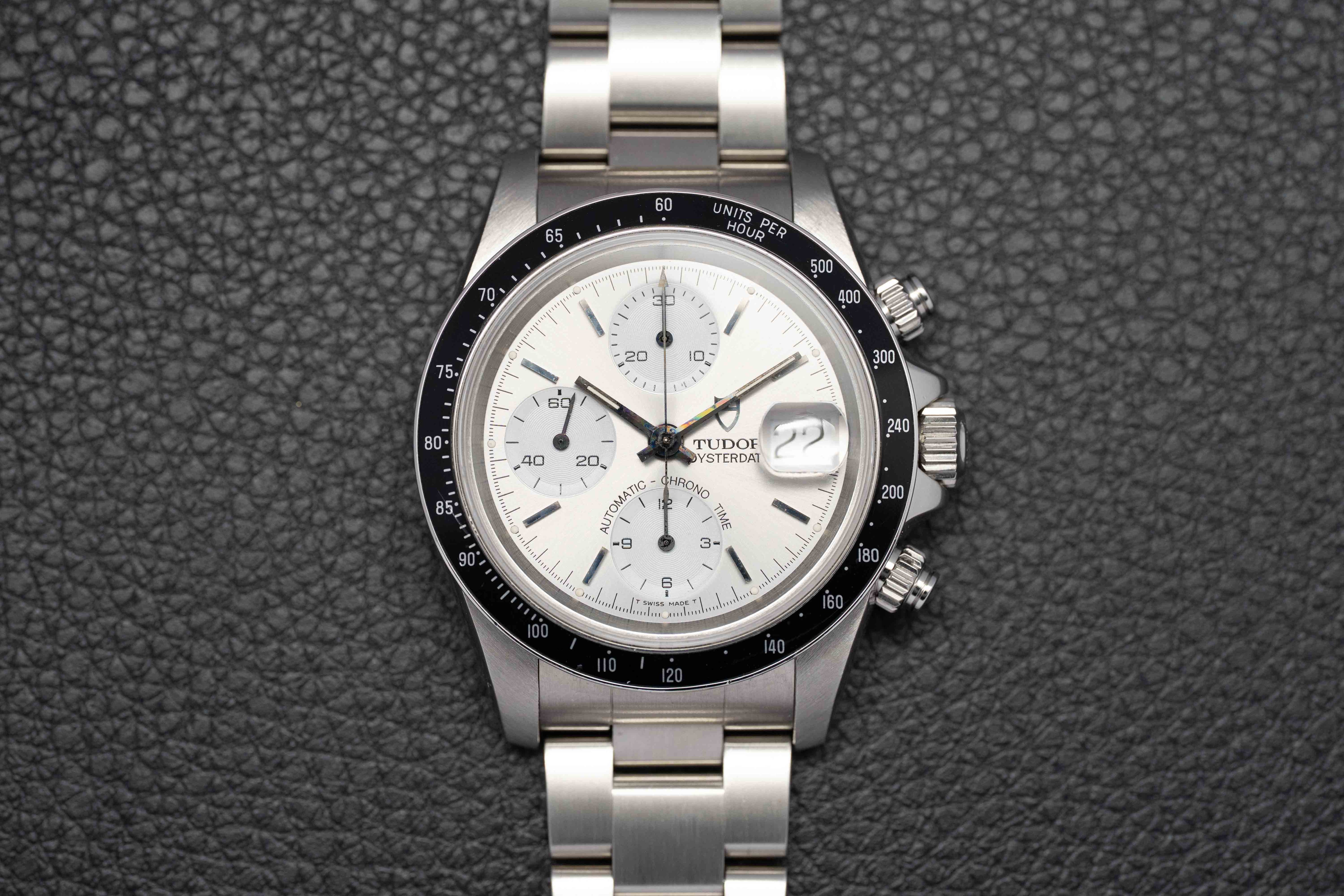 Tudor Oysterdate Big Block 79260 Silver Dial 1996