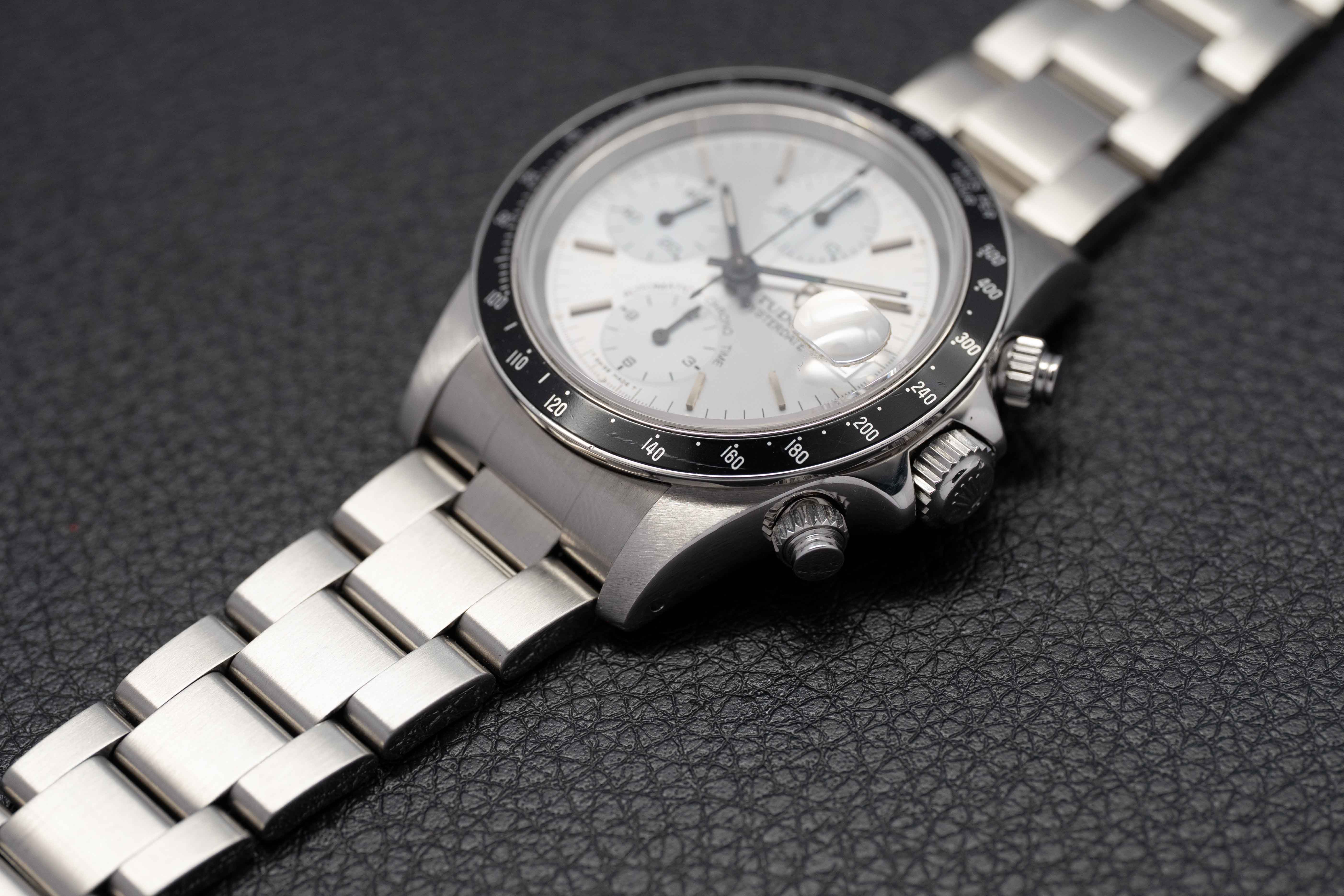 Tudor Oysterdate Big Block 79260 Silver Dial 1996