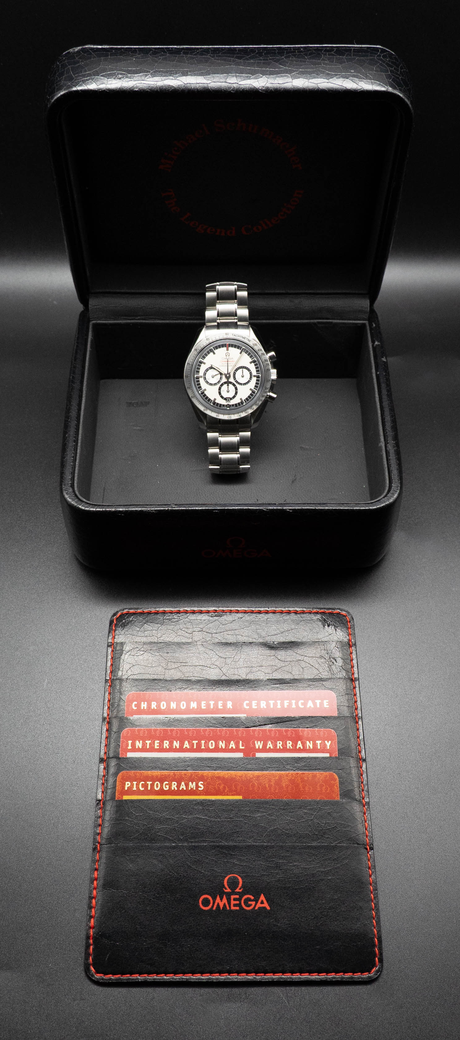 Omega Speedmaster Racing Schumacher Fullset 2006 Box+Papers