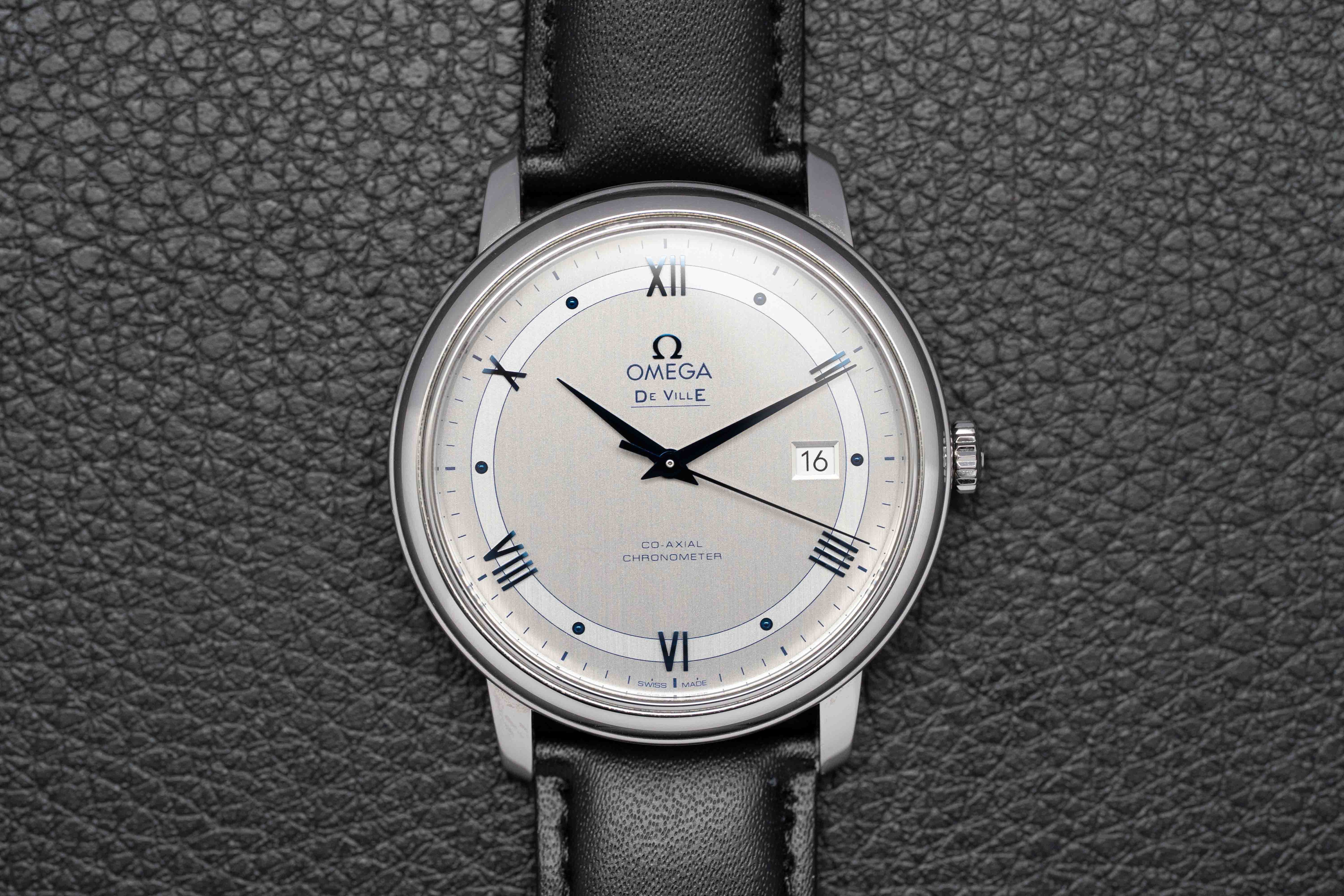 Omega De Ville Prestige 424.13.40.20.02.003 Silver Dial 2018 Papers