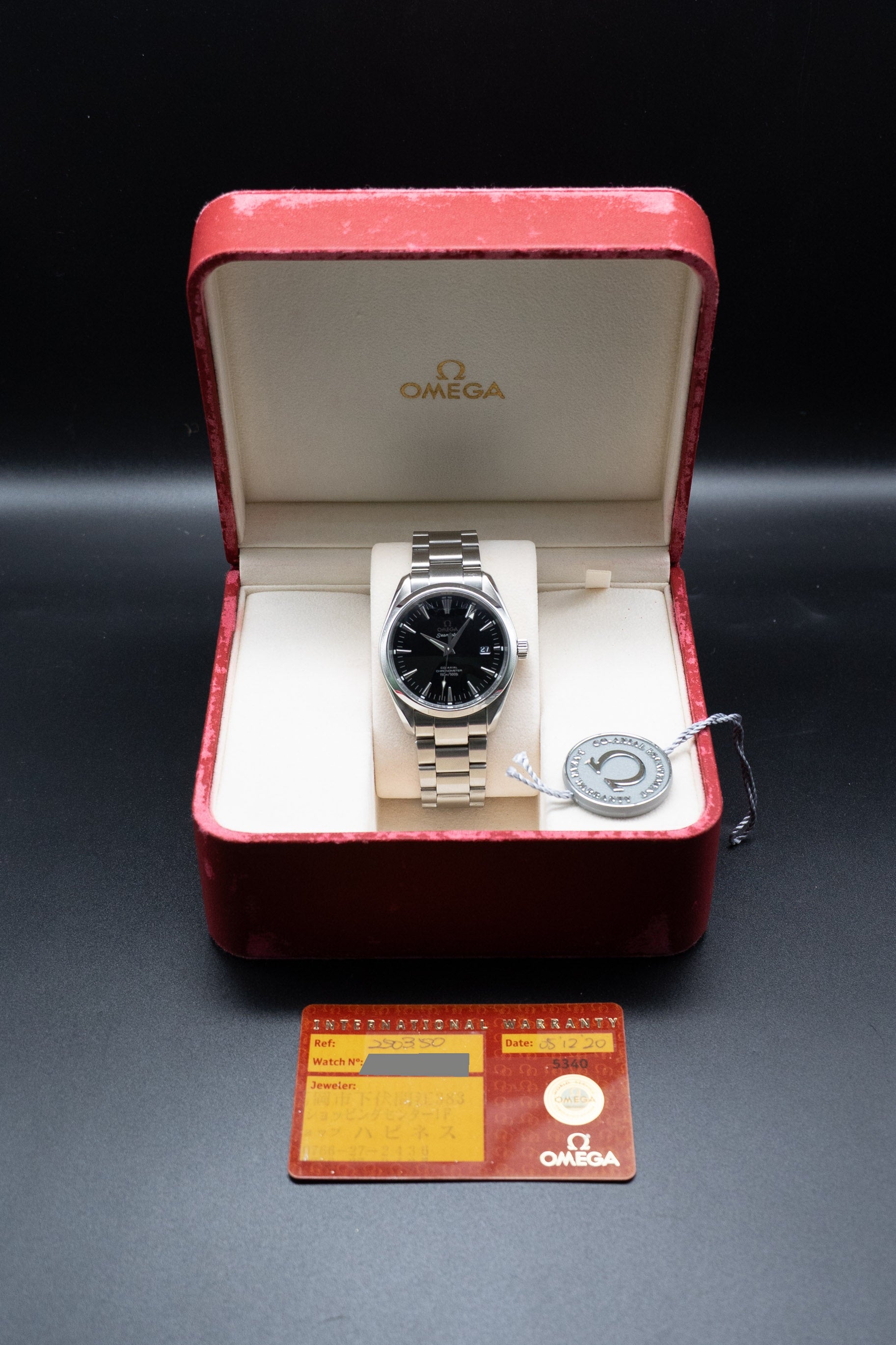 Omega Seamaster Aqua Terra 2503.50 Fullset 2005 Box+Papers