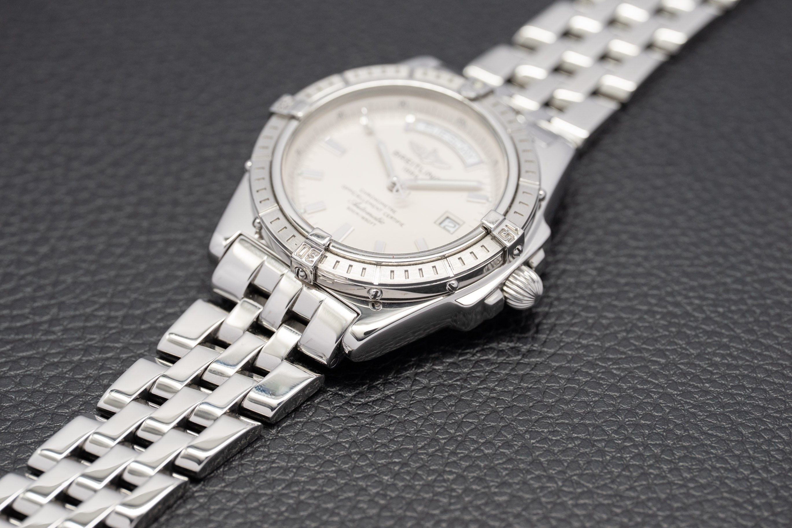 Breitling Colt Automatic A45355 Silver Dial 2005