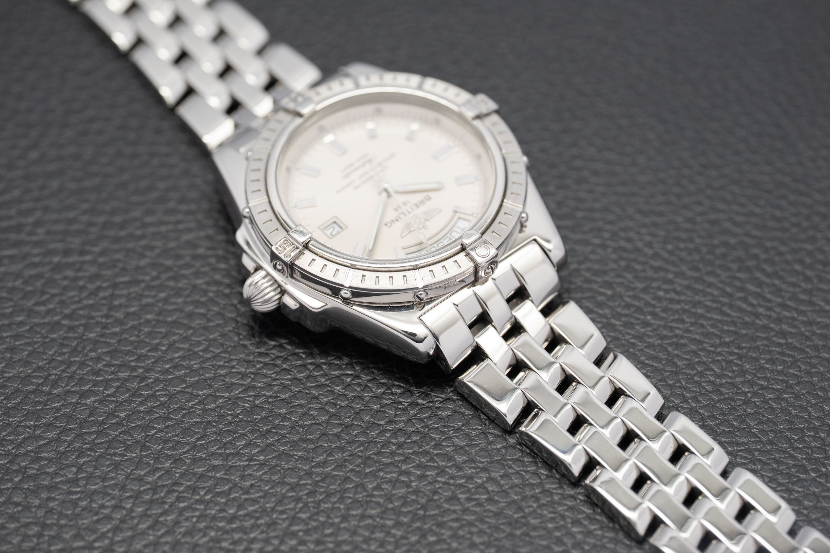 Breitling Colt Automatic A45355 Silver Dial 2005