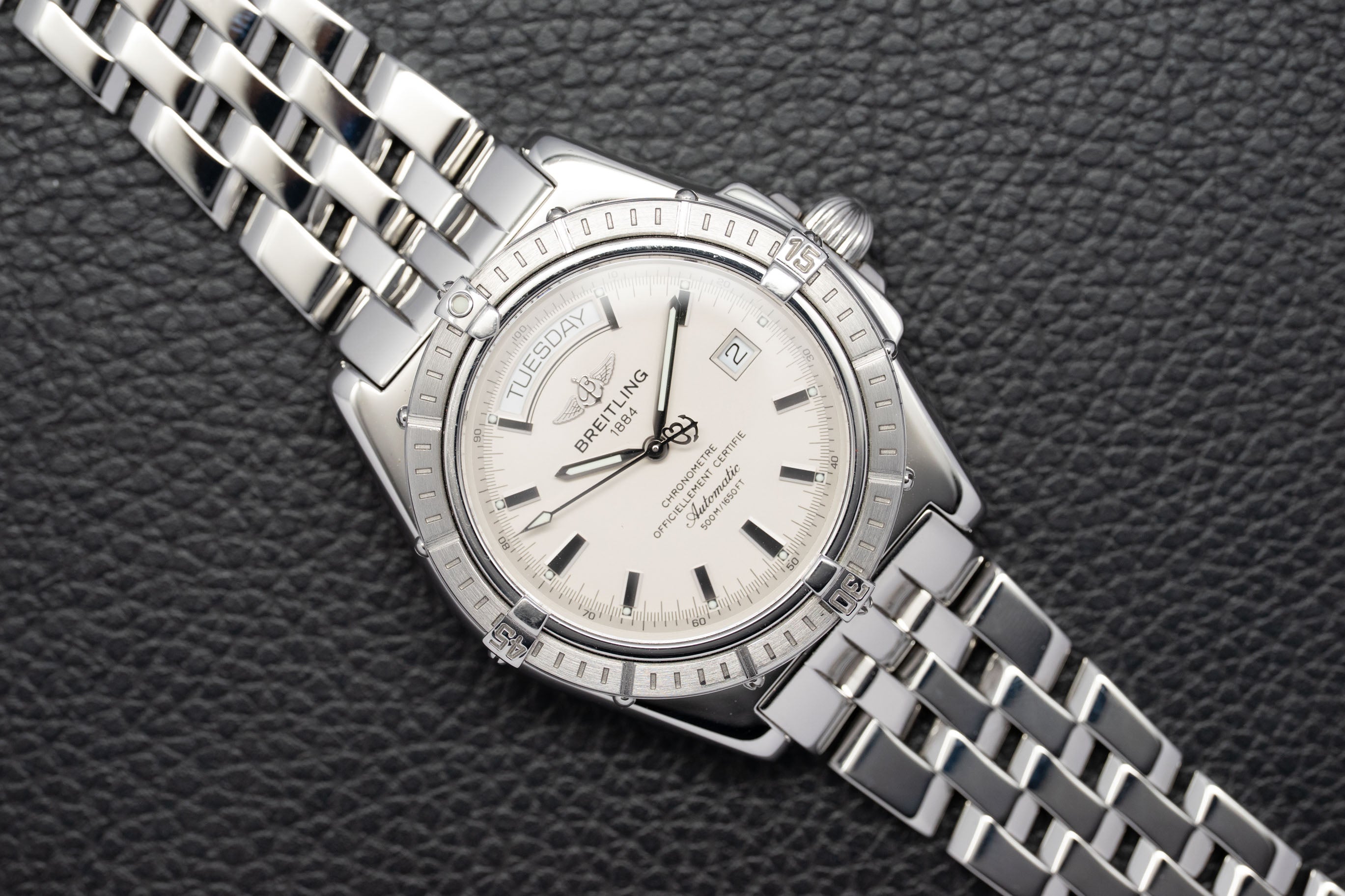 Breitling Colt Automatic A45355 Silver Dial 2005