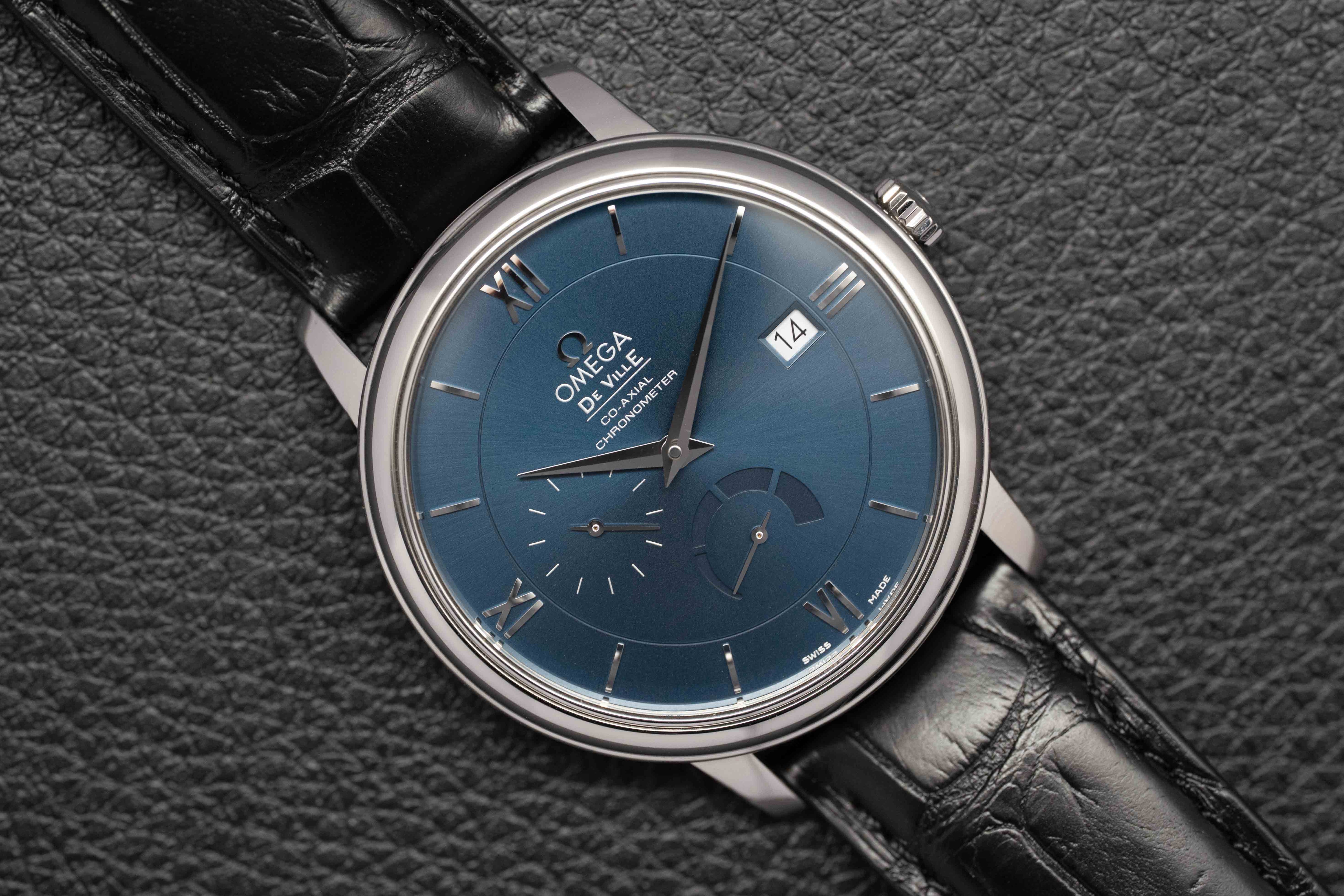 Omega De Ville Prestige Power Reserve 424.13.40.21.03.001 Blue Dial 2022