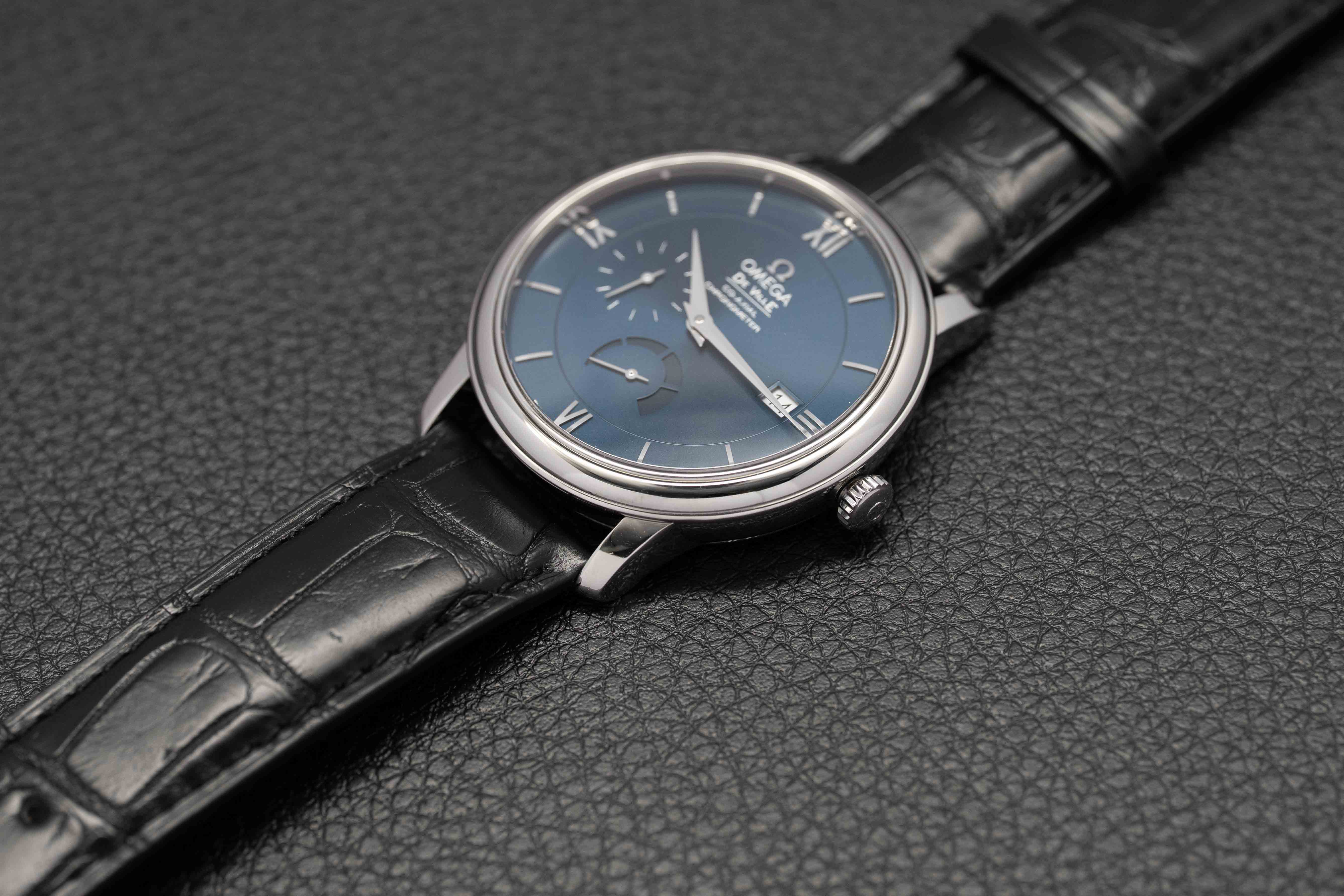 Omega De Ville Prestige Power Reserve 424.13.40.21.03.001 Blue Dial 2022