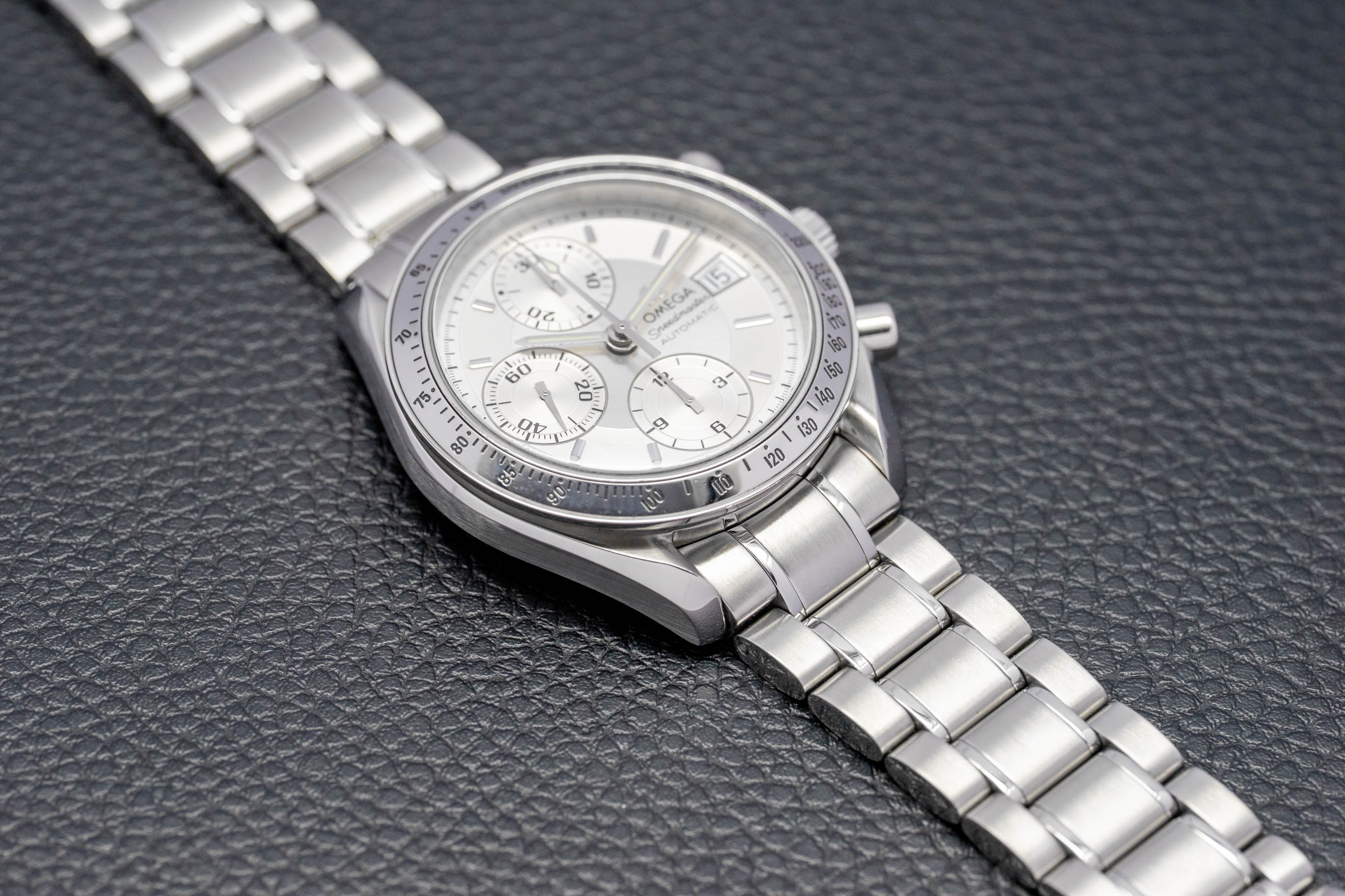 Omega Speedmaster Date 3513.30 Silver Dial 1998