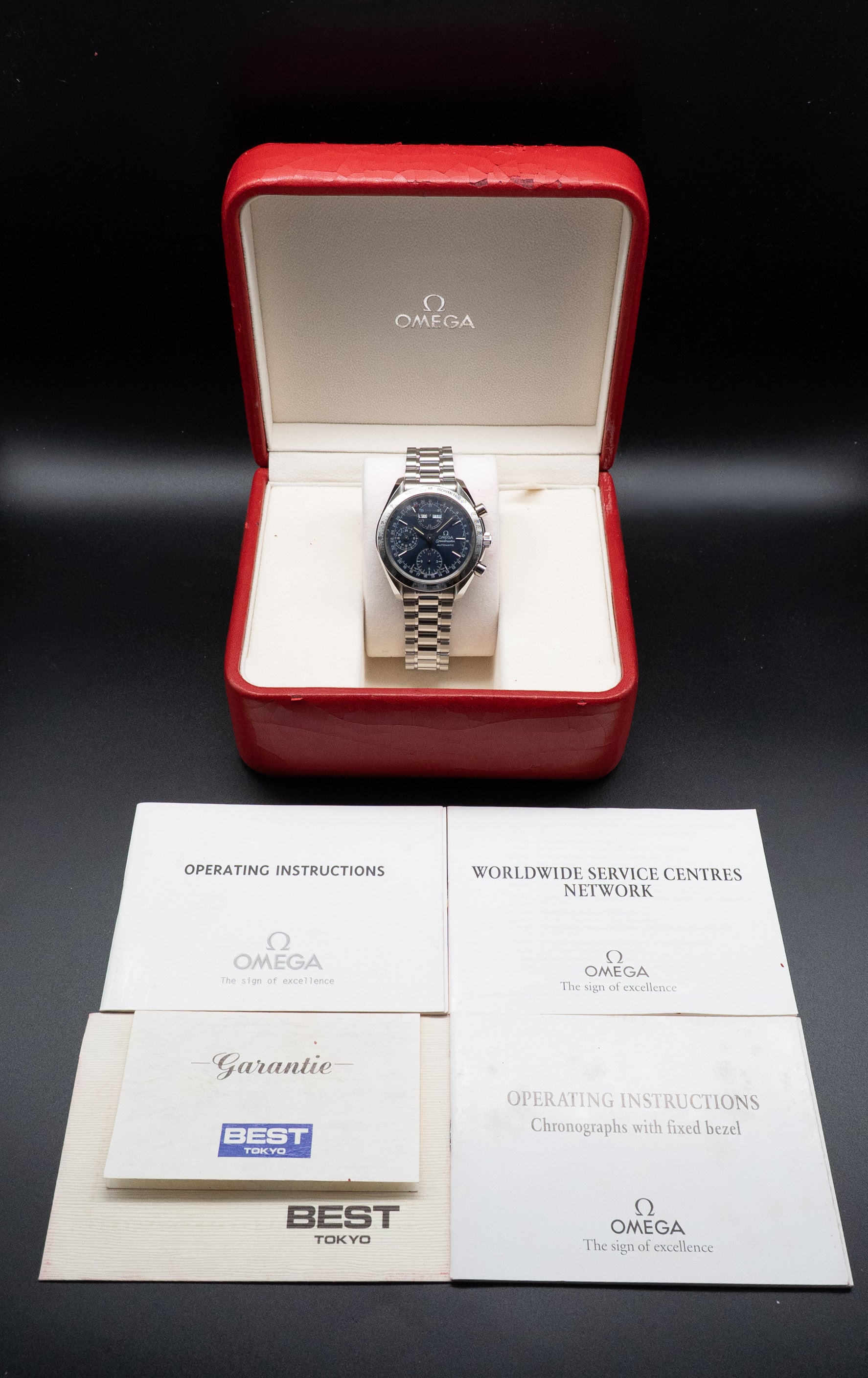 Omega Speedmaster Day Date 3521.80 Fullset 1999 Box+Papers