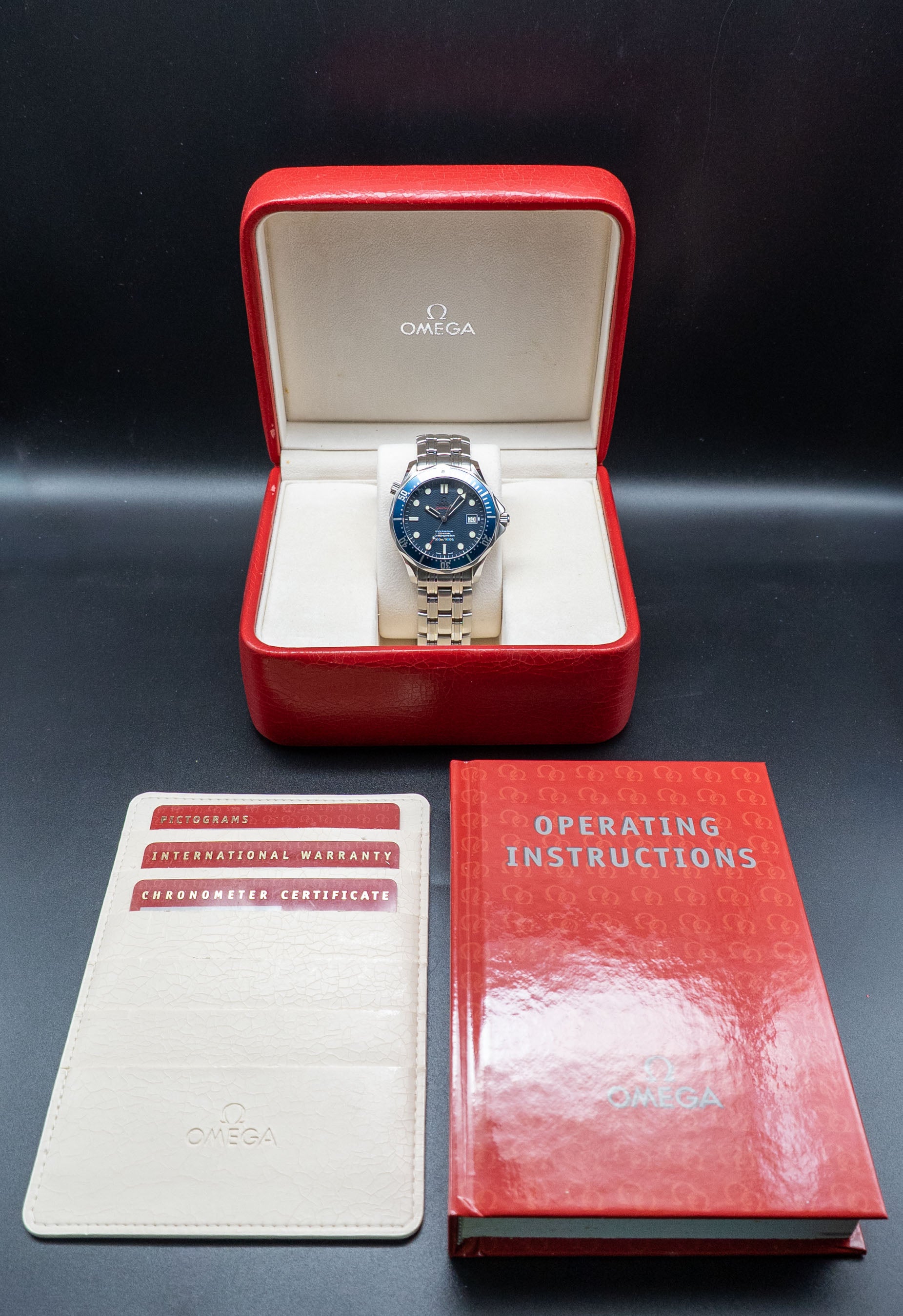 Omega Seamaster Diver 300 2220.80 Fullset 2011 Box+Papers