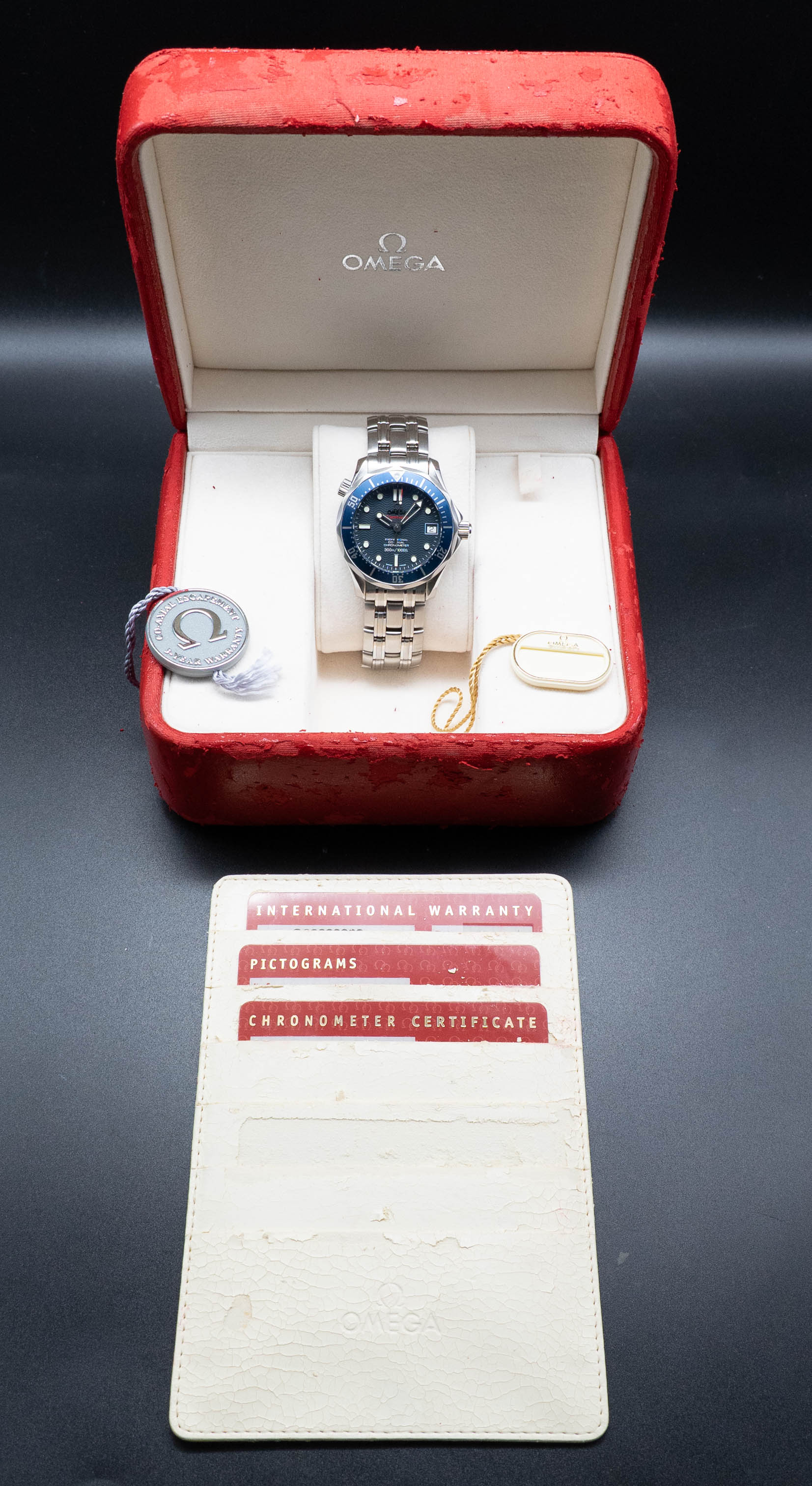 Omega Seamaster Diver 2222.80 Fullset 2010 Box+Papers